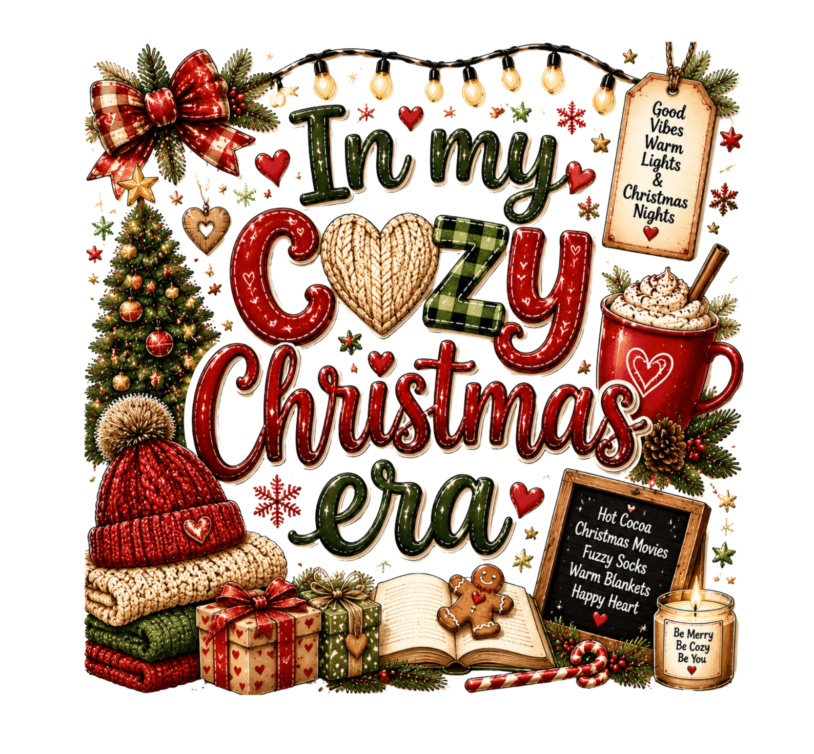Cozy Christmas Era DTF Transfer