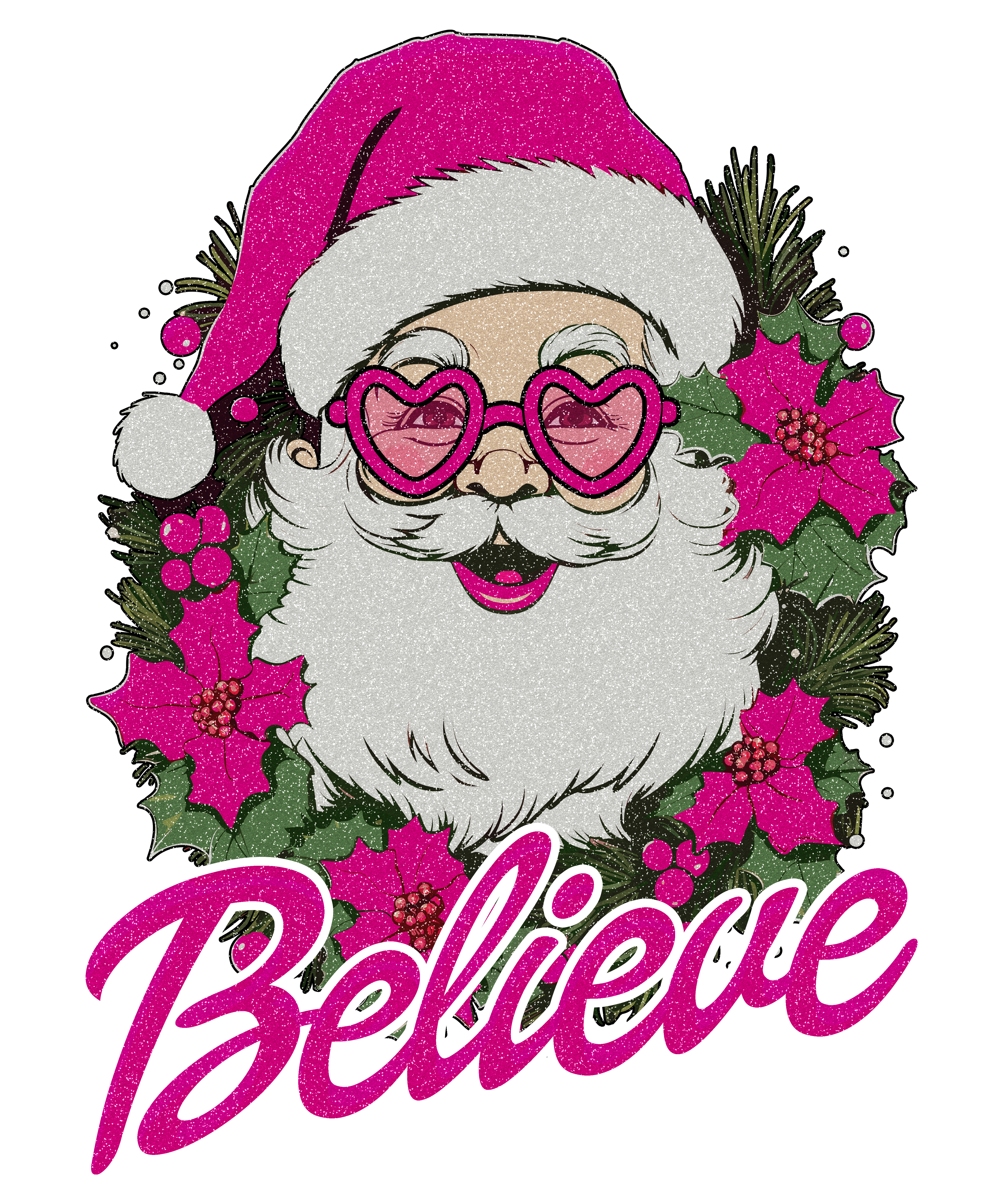Believe In Christmas Magic DTF Transfer