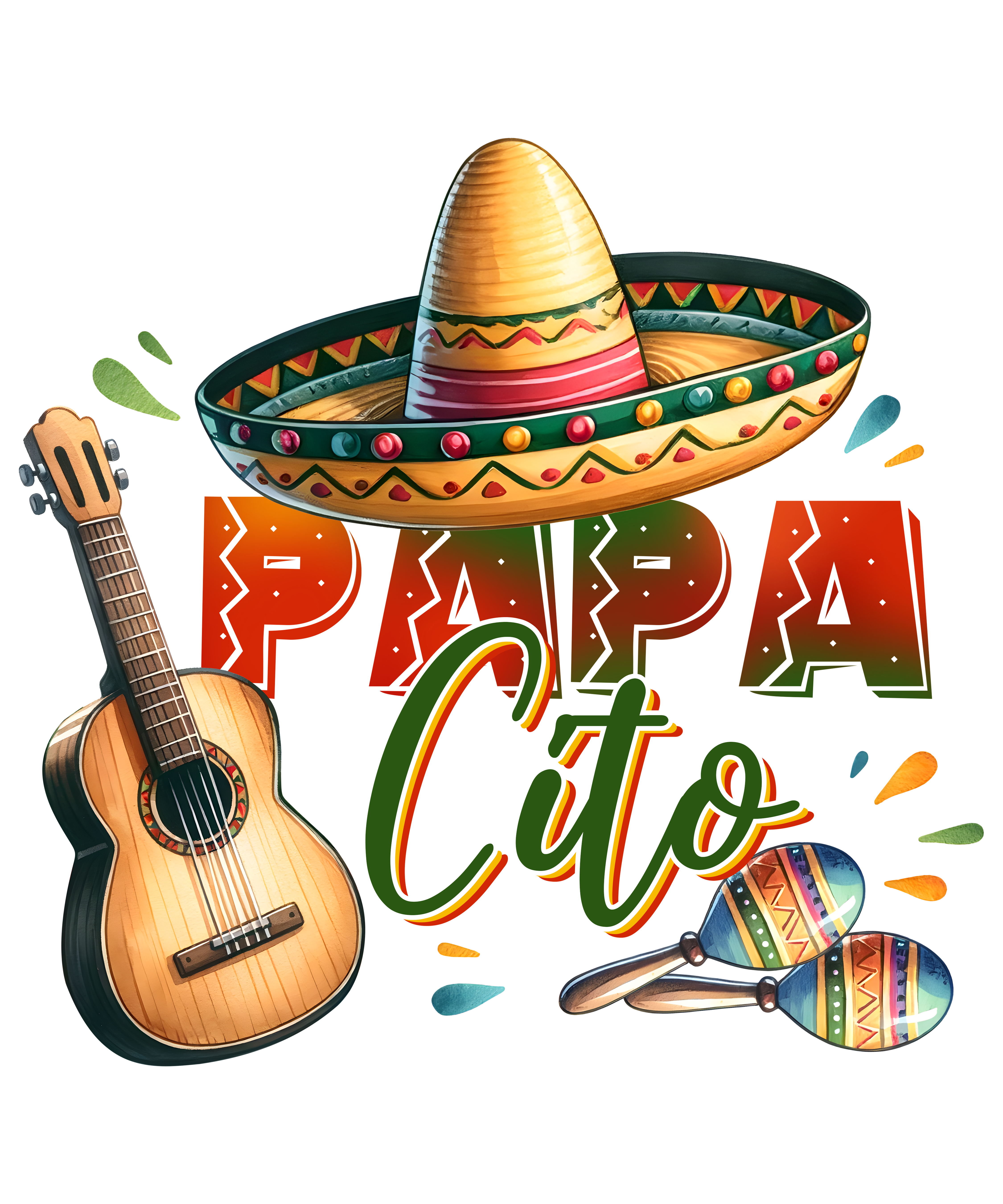 Papa Cito Mexican Music Fiesta DTF Transfer
