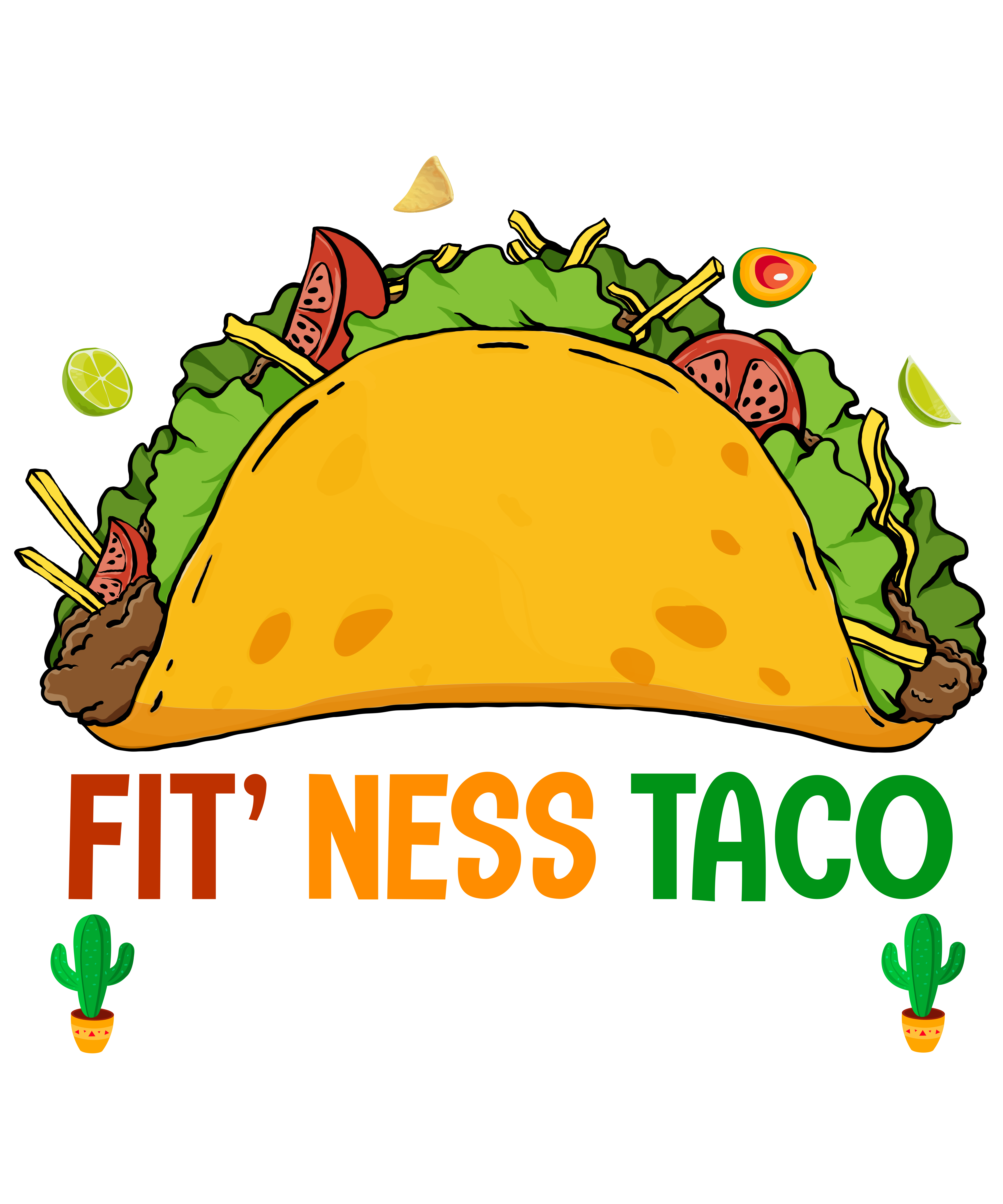 Fitness Taco DTF Transfer