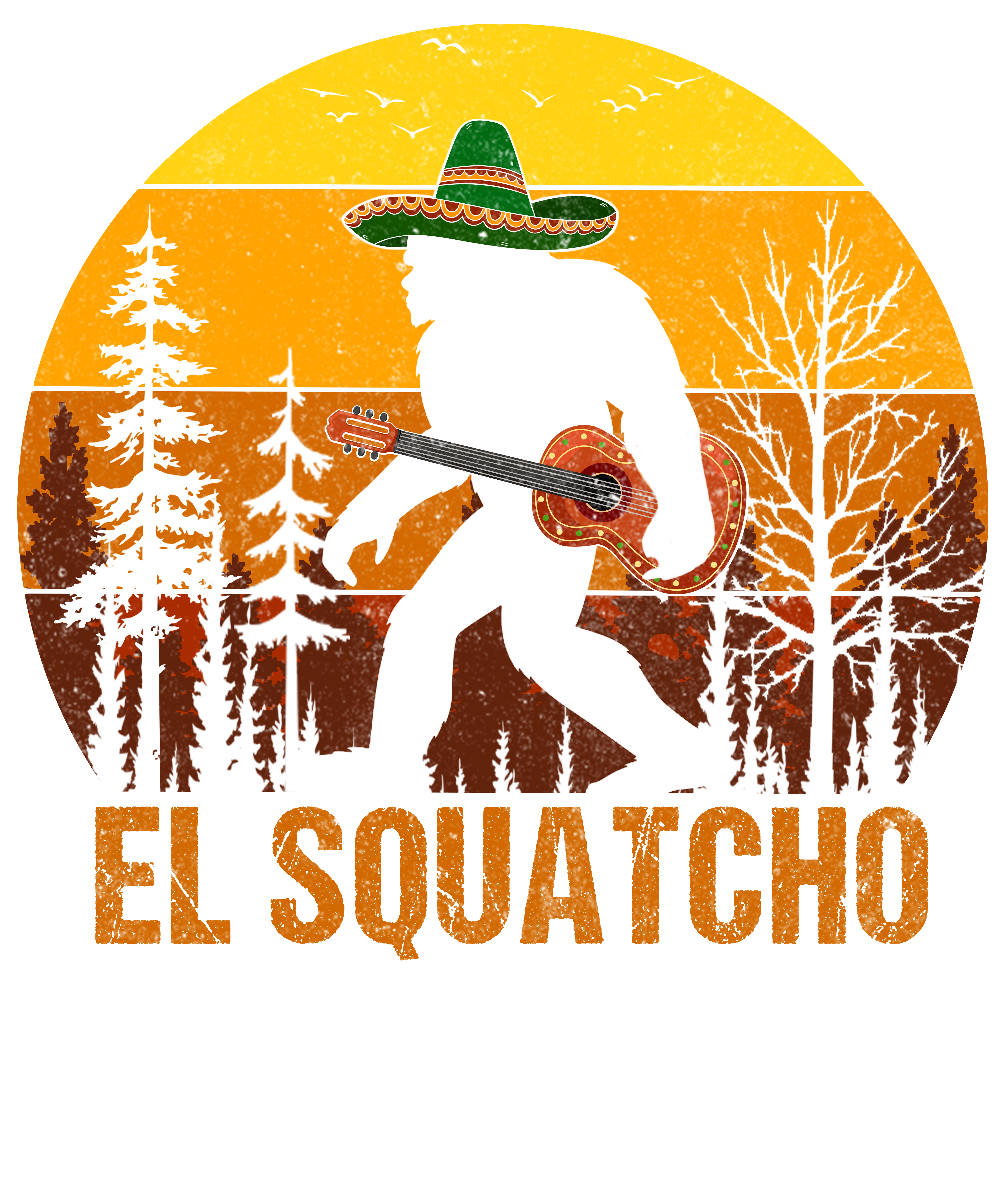 El Squatcho DTF Transfer