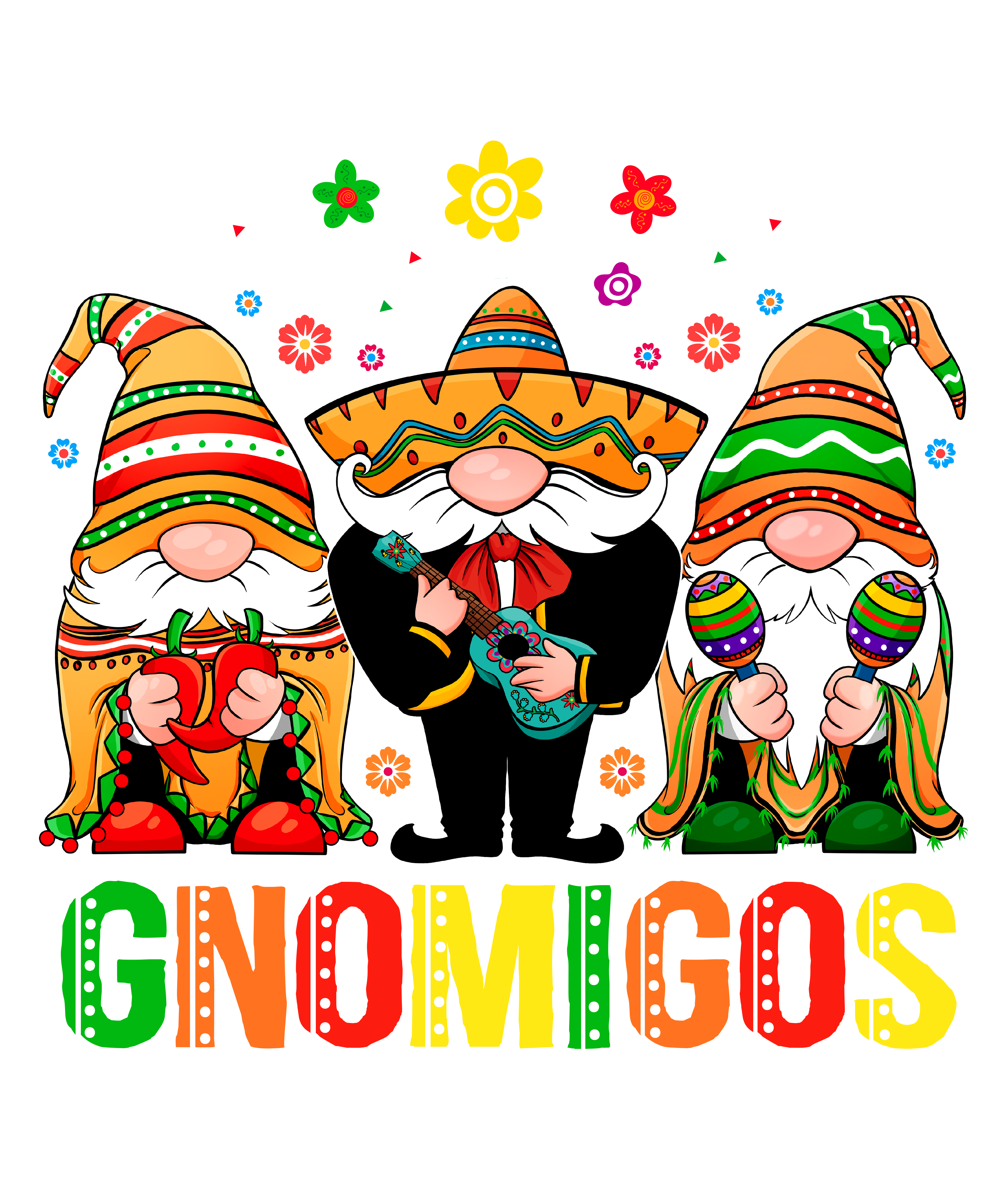Just Hangin With My Gnomigos DTF Transfer