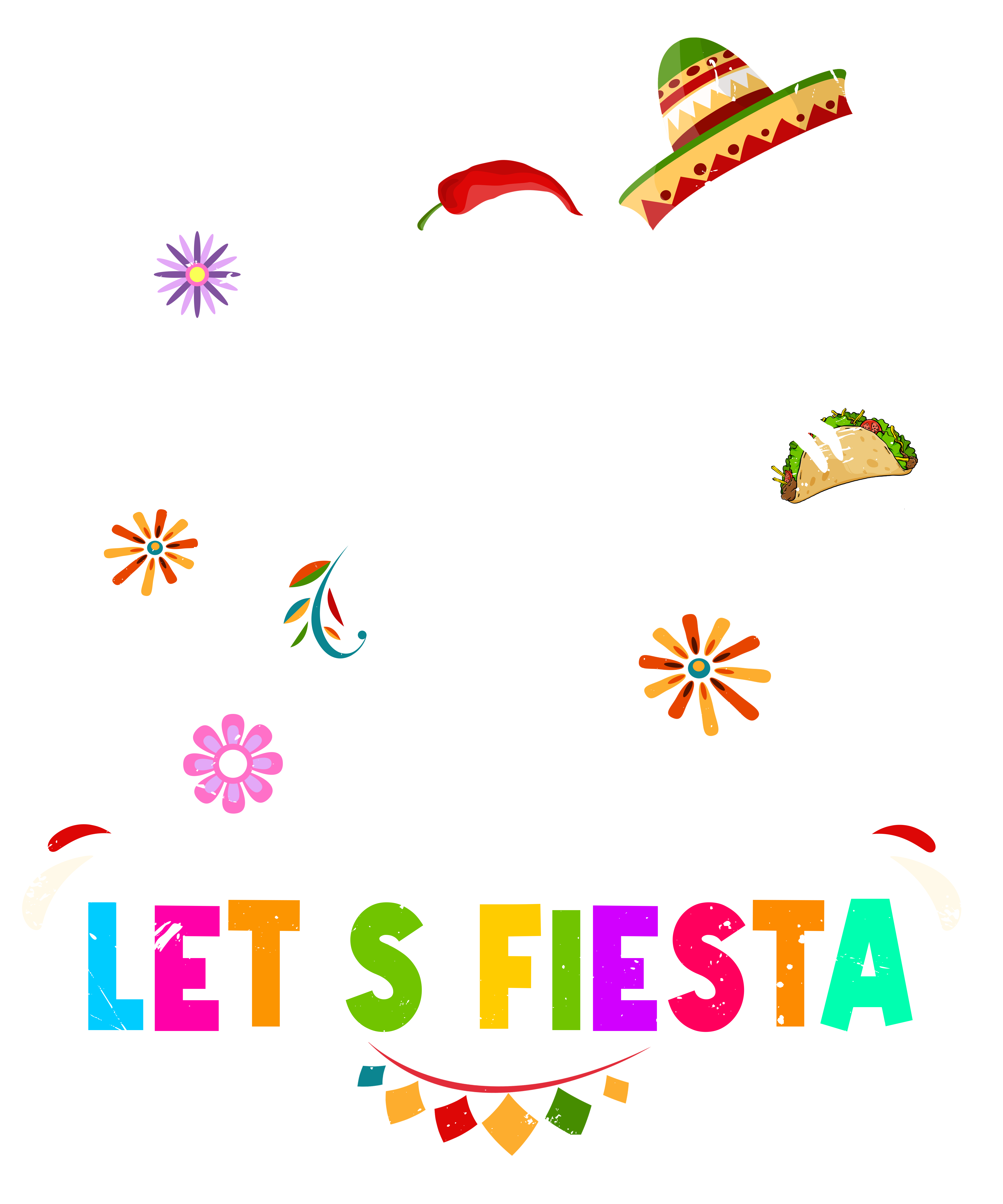 Lets Fiesta TRex DTF Transfer