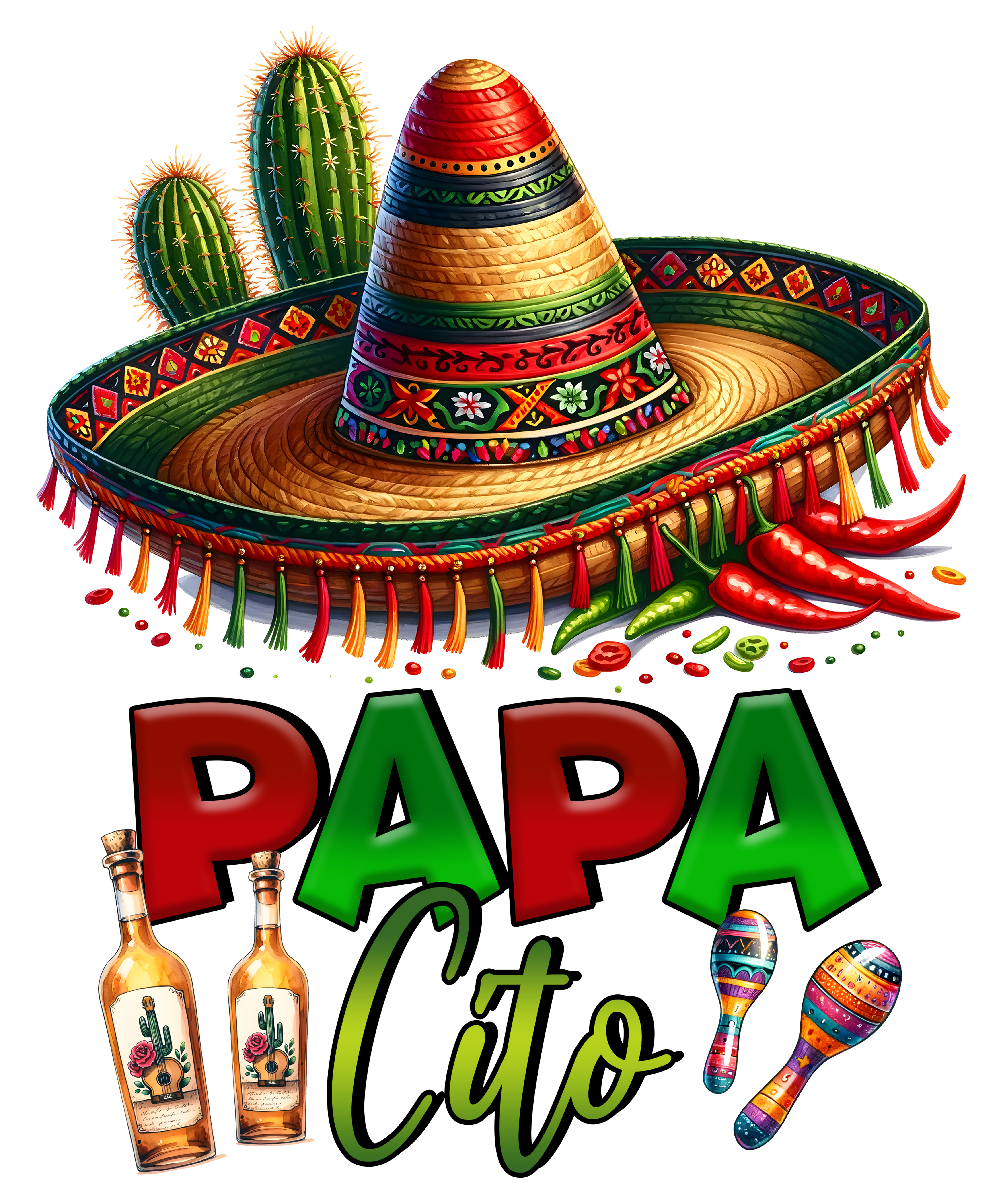 Papa Cito Mexican Fiesta DTF Transfer