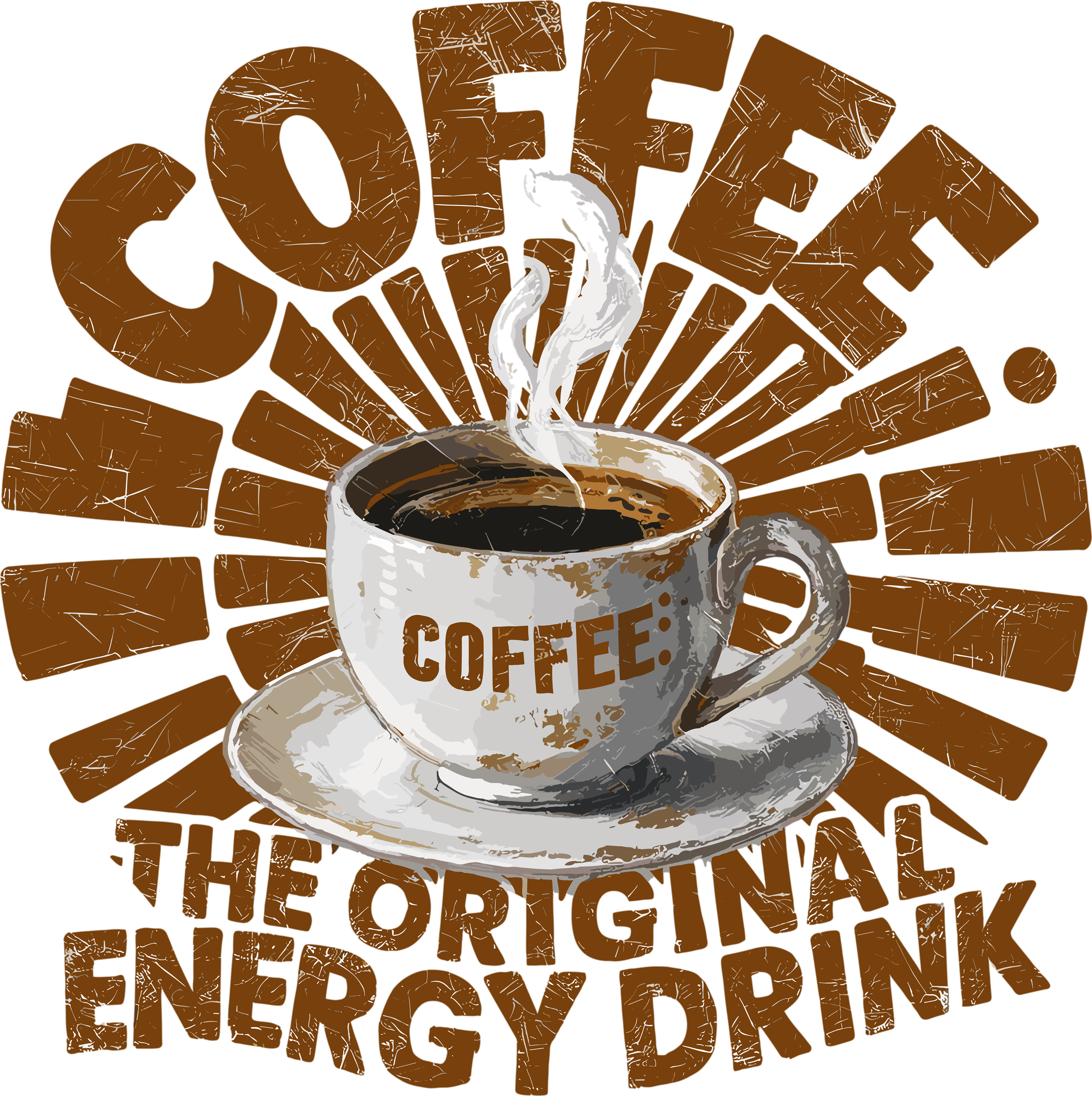 Coffee The Original Energy Drink DTF Transfer