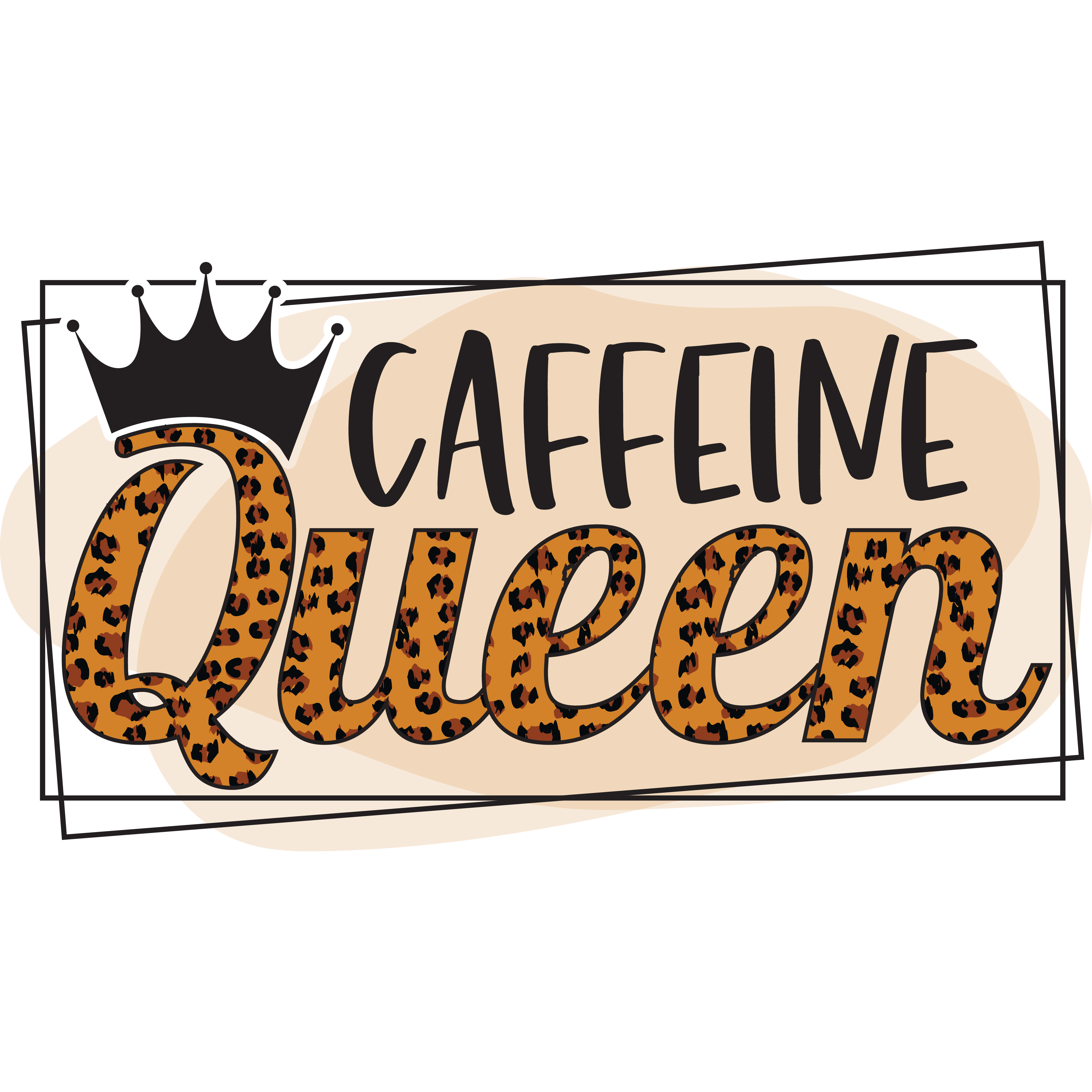 Caffeine Queen DTF Transfer