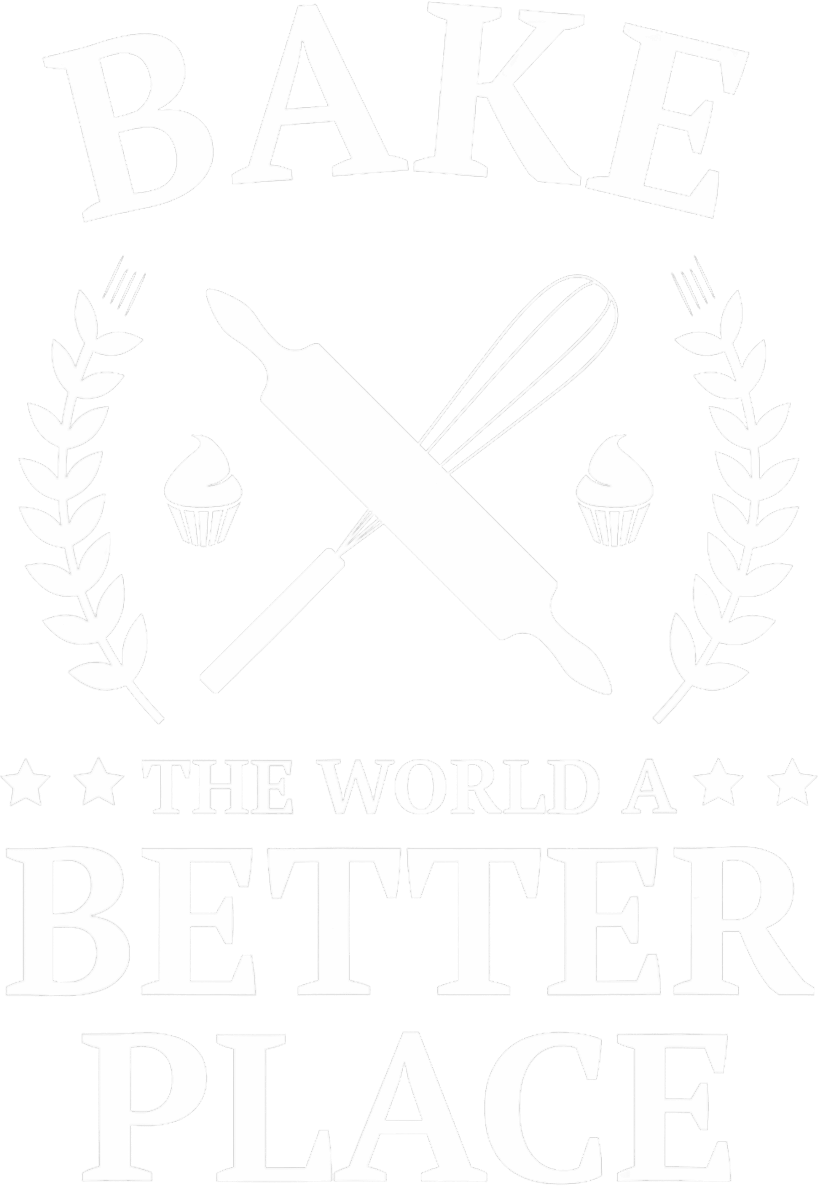 Bake The World A Better Place Star DTF Transfer