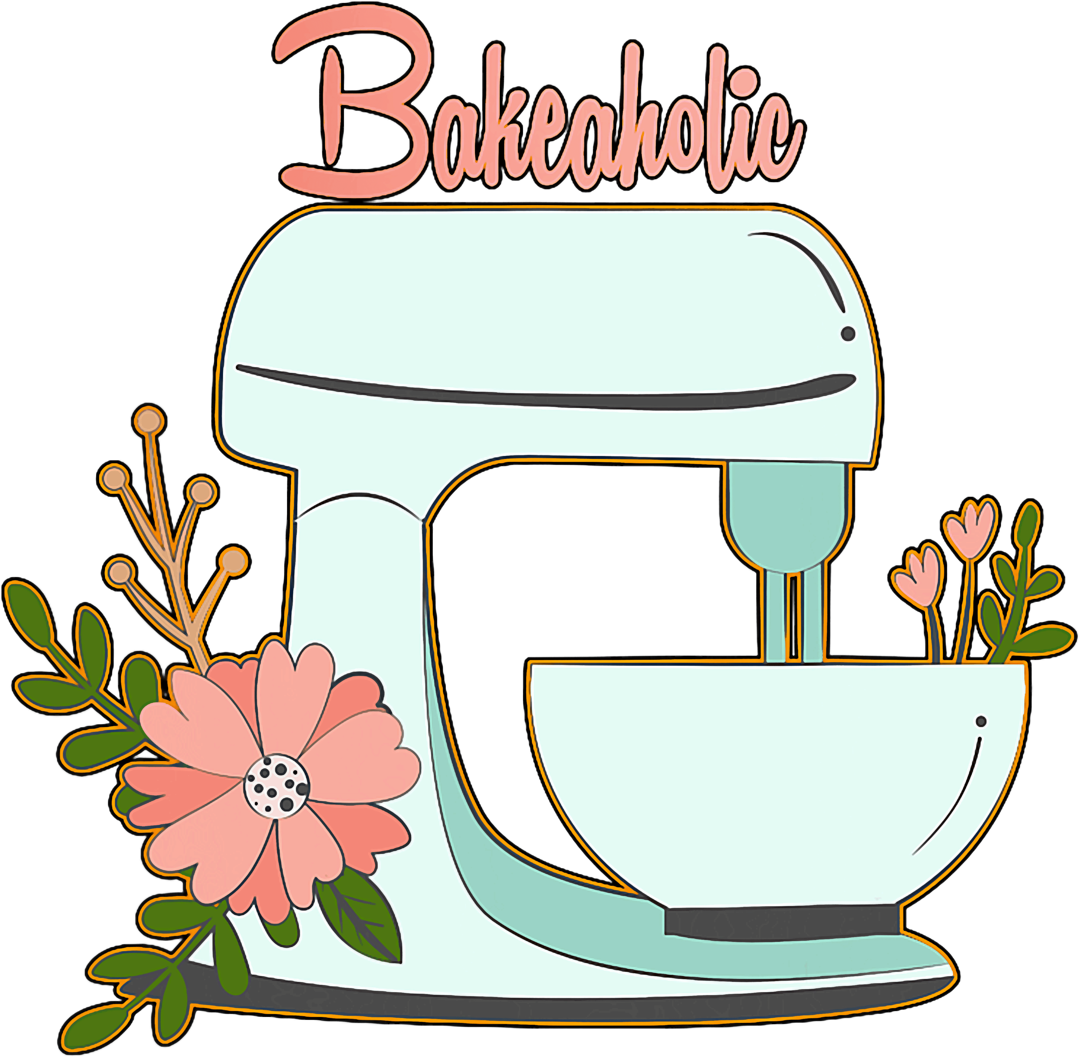 Bakeaholic DTF Transfer