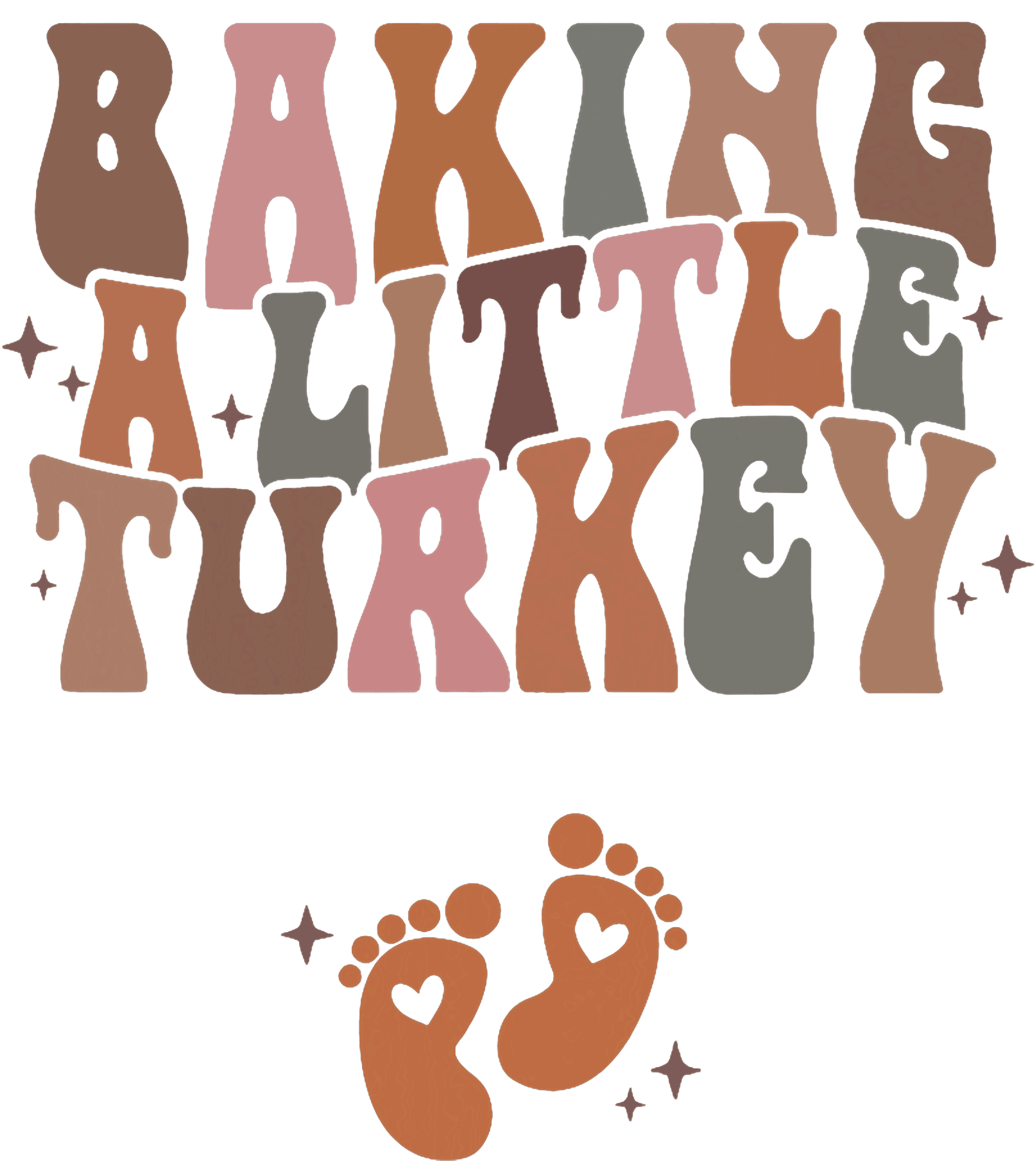 Thanksgiving Baking DTF Transfer