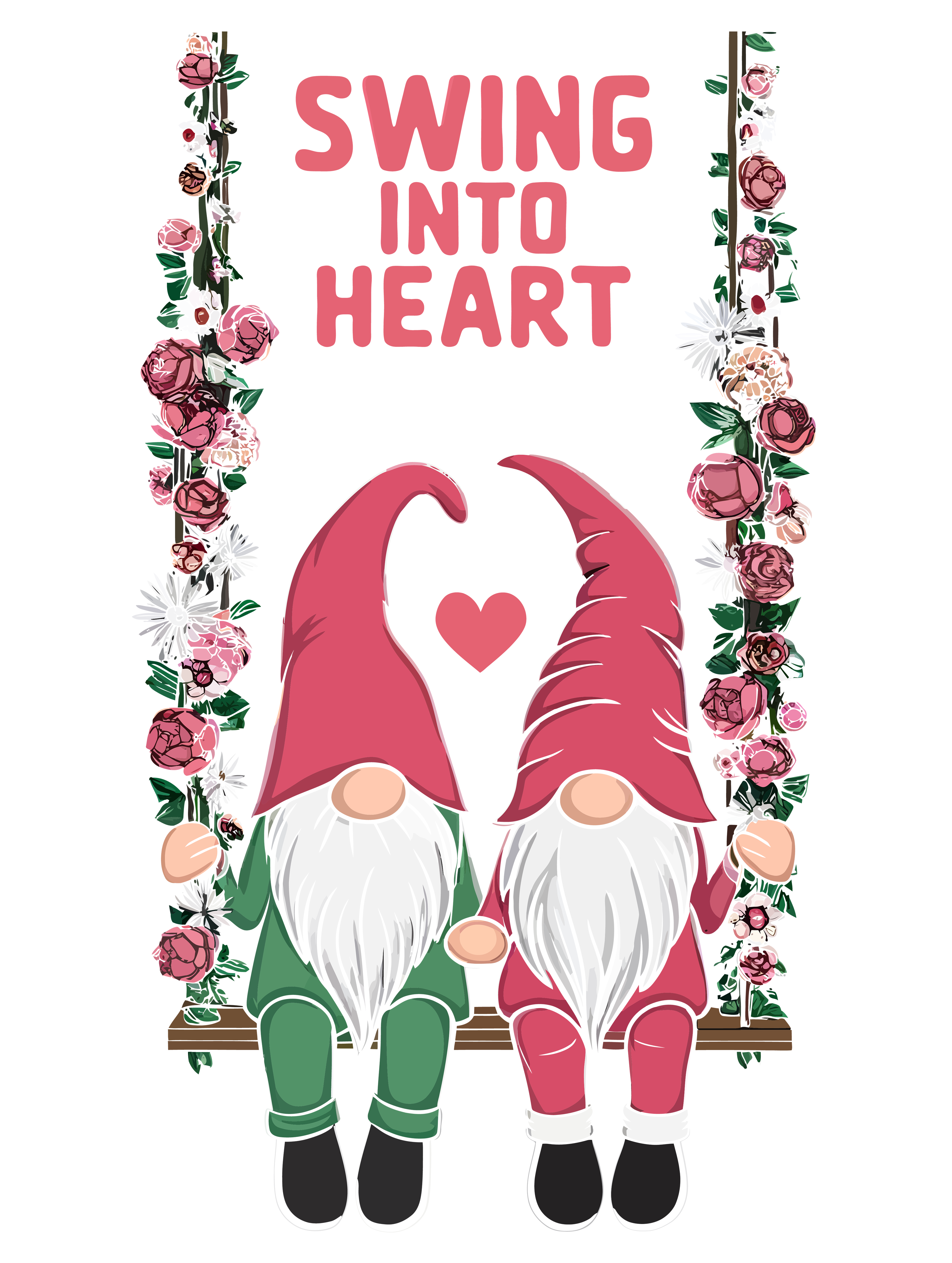 Swing Into My Heart DTF Transfer