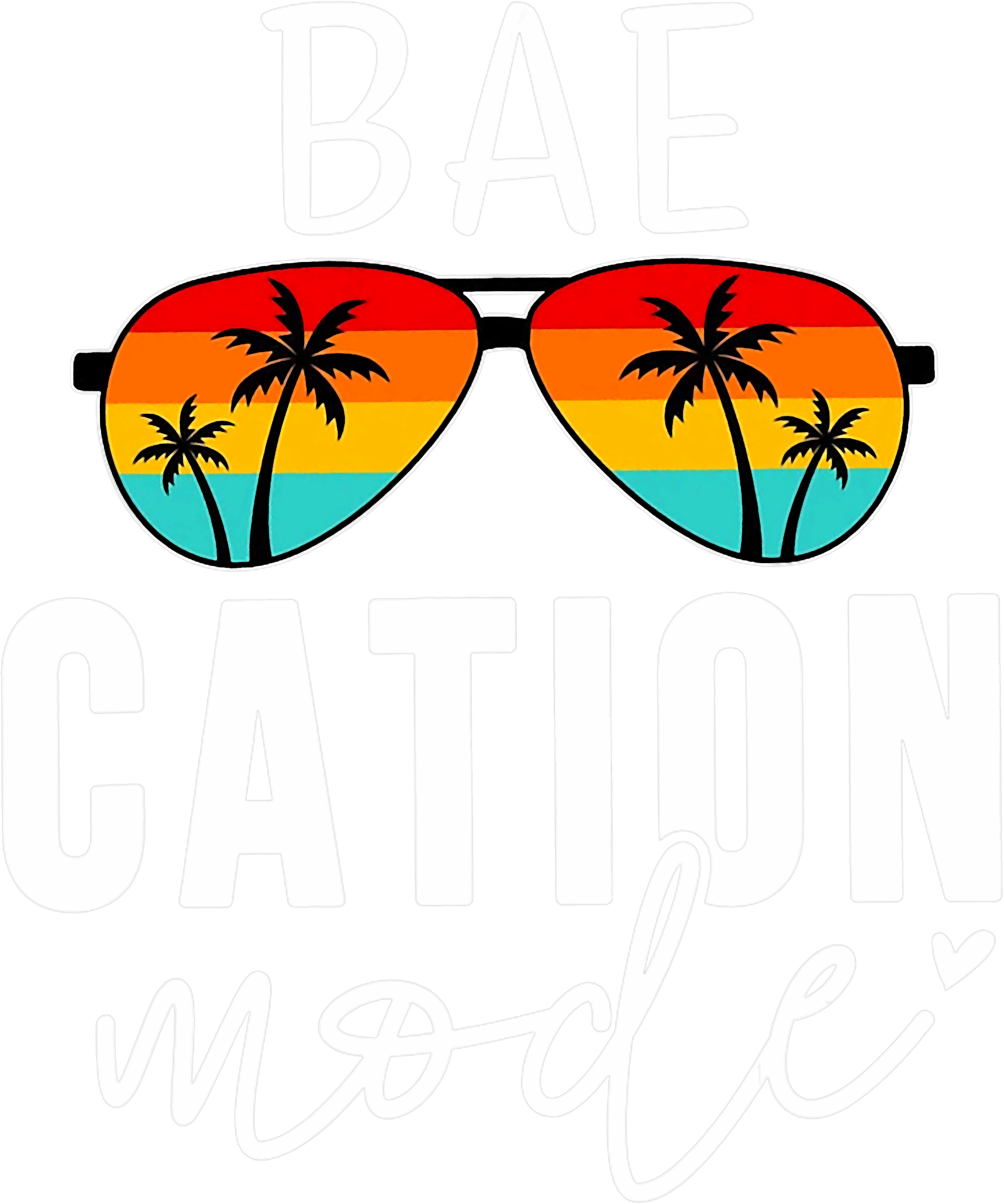 Bae Cation Mode Tropical Vacation DTF Transfer