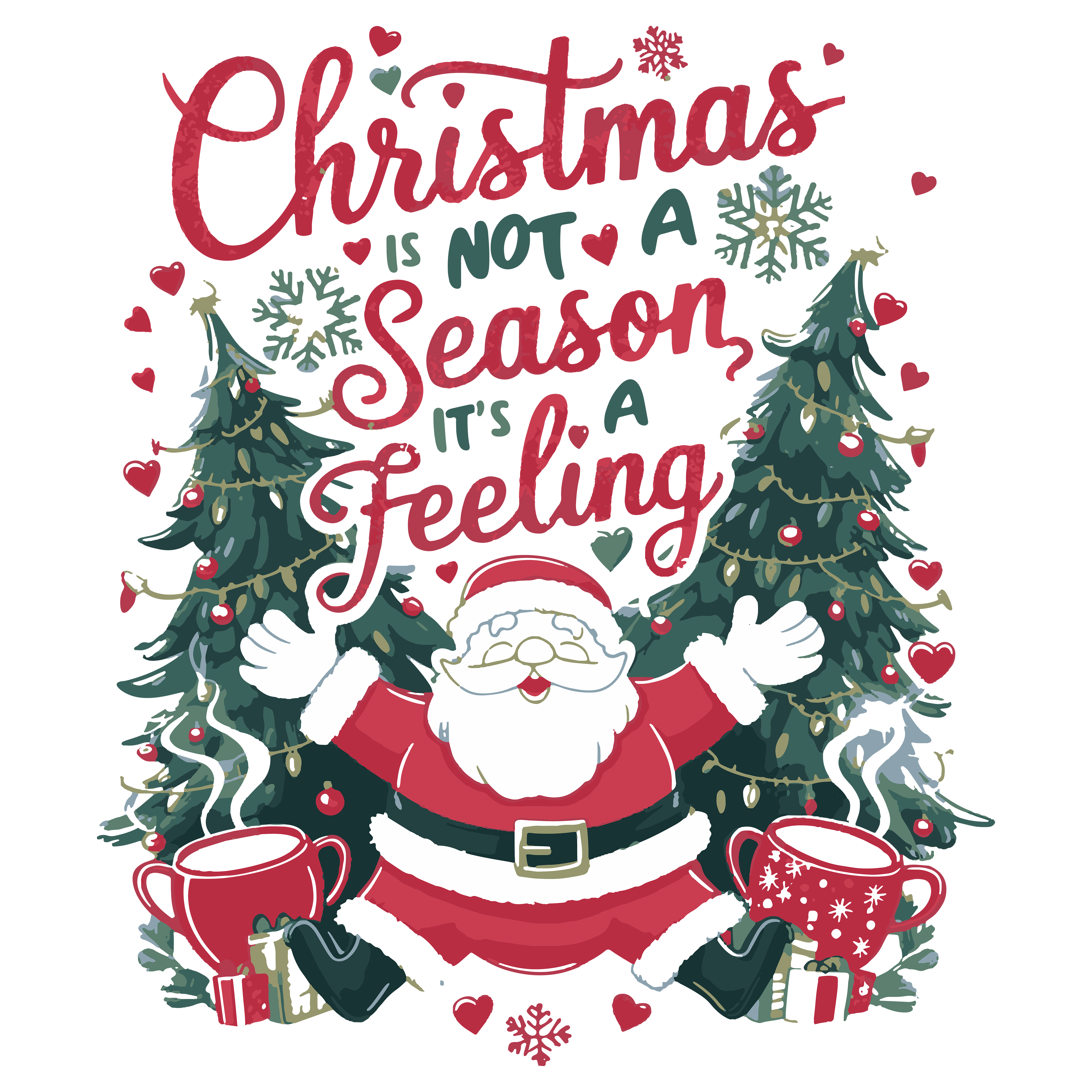 Christmas Is A Feeling DTF Transfer