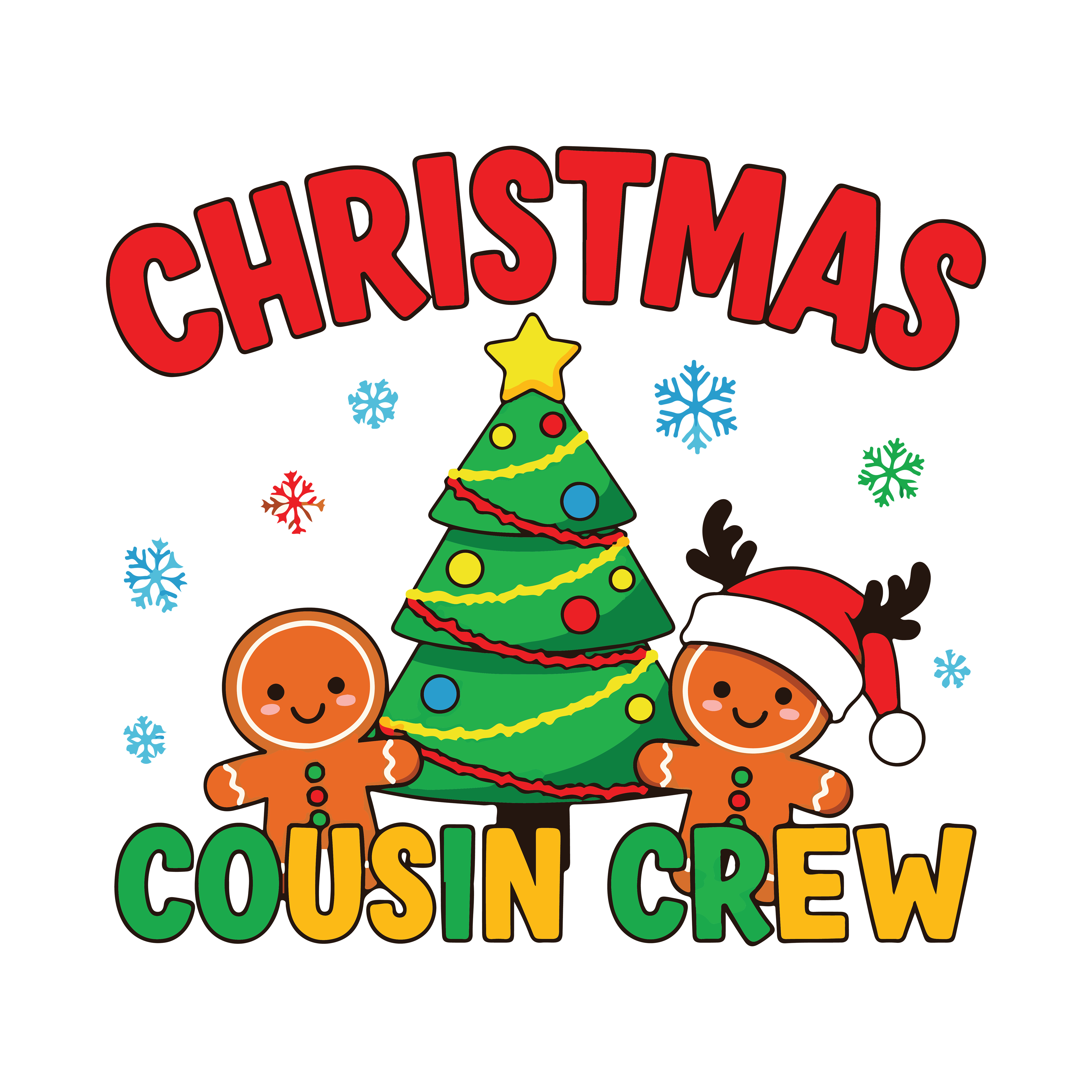 Christmas Cousin Crew DTF Transfer