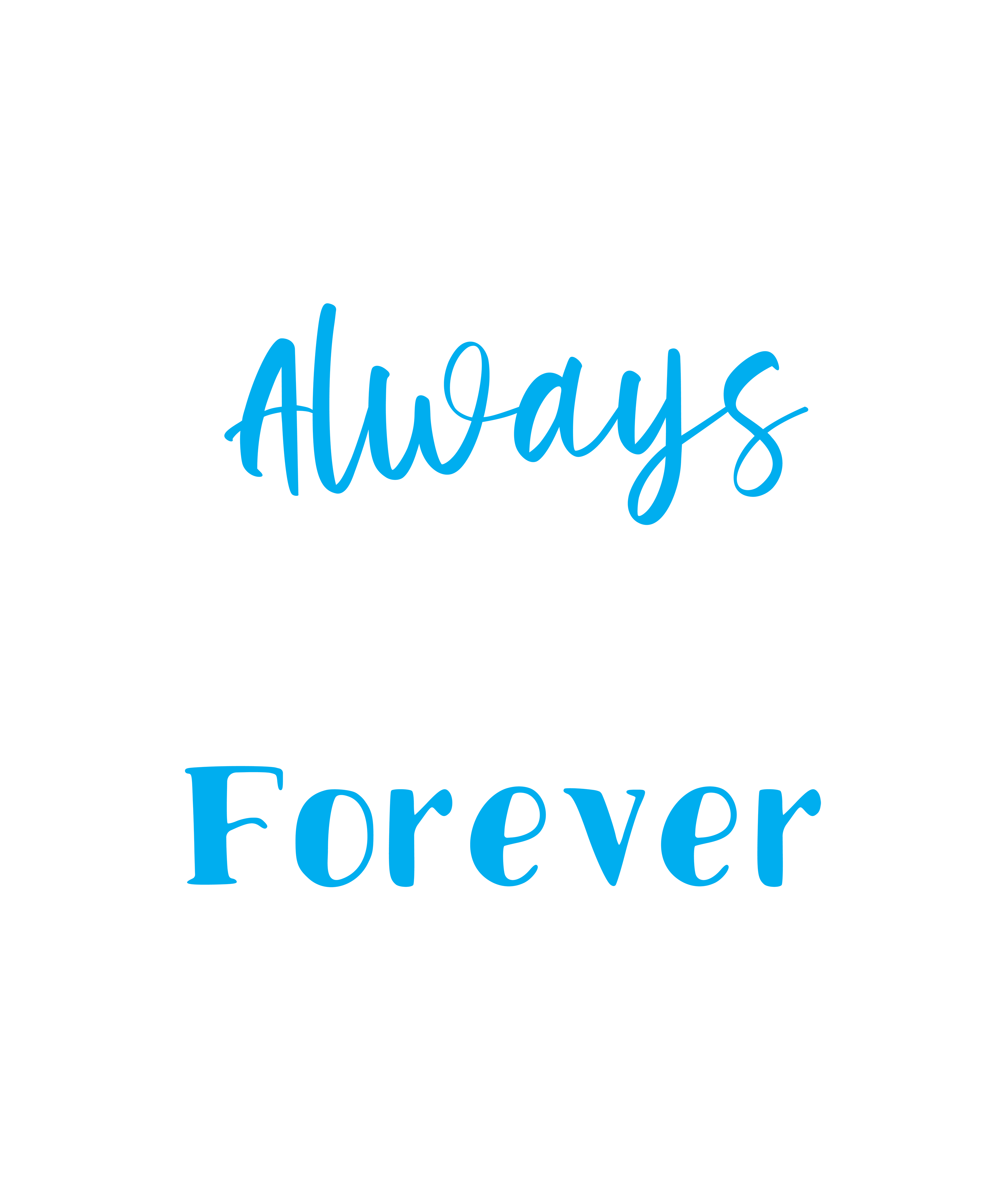 Always And Forever Winter Love DTF Transfer