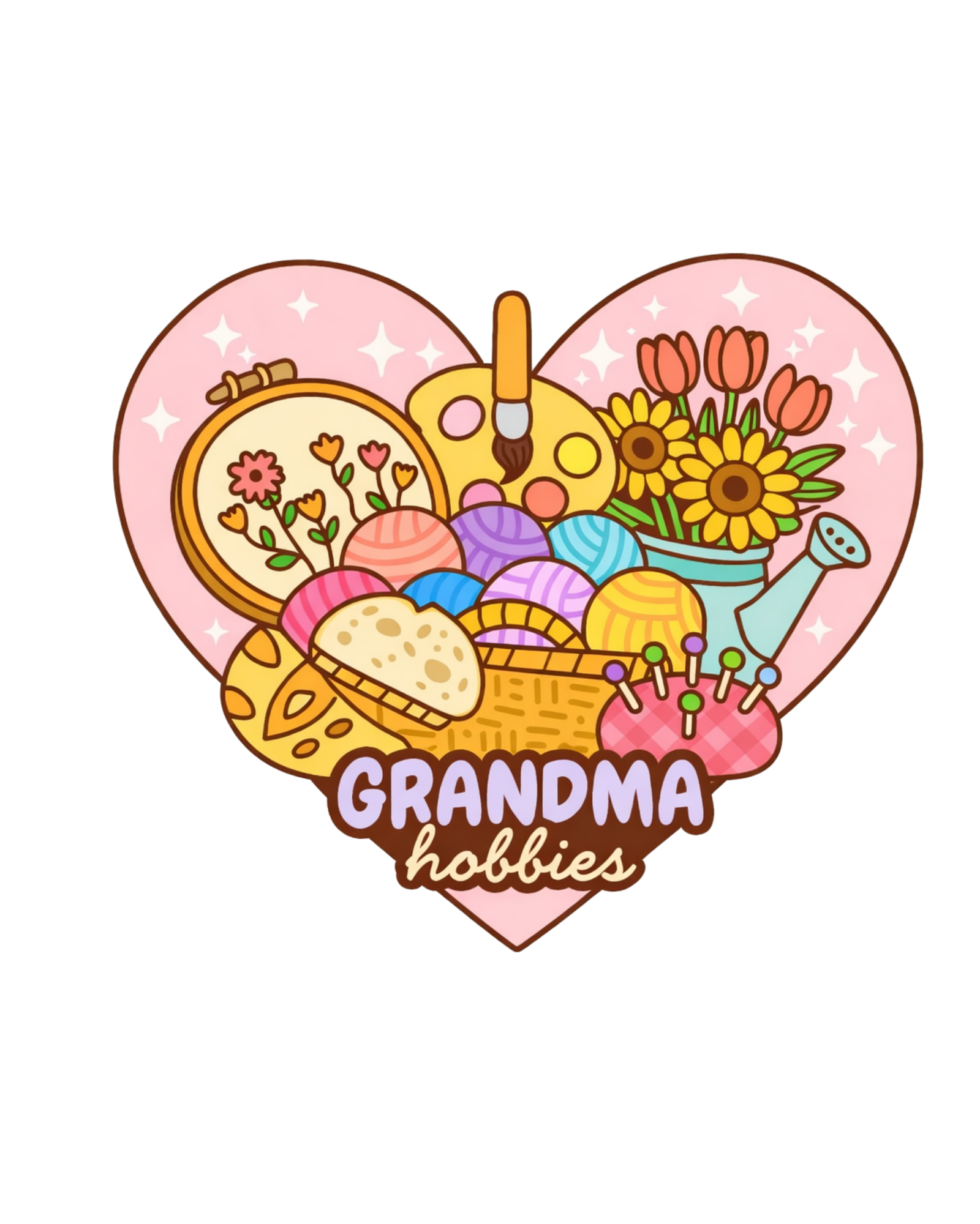 Grandma Hobbies DTF Transfer
