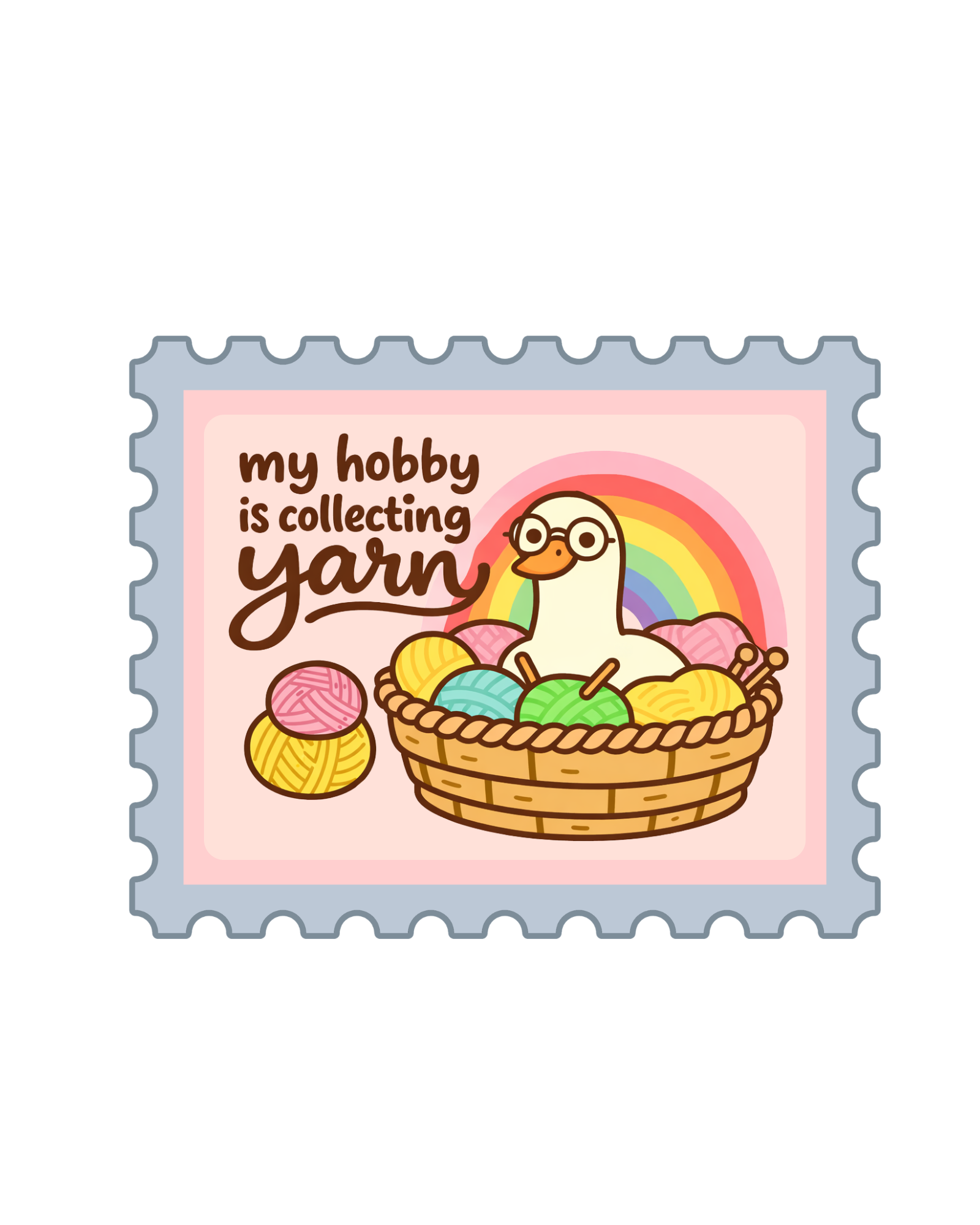 Collecting Yarn Hobby DTF Transfer
