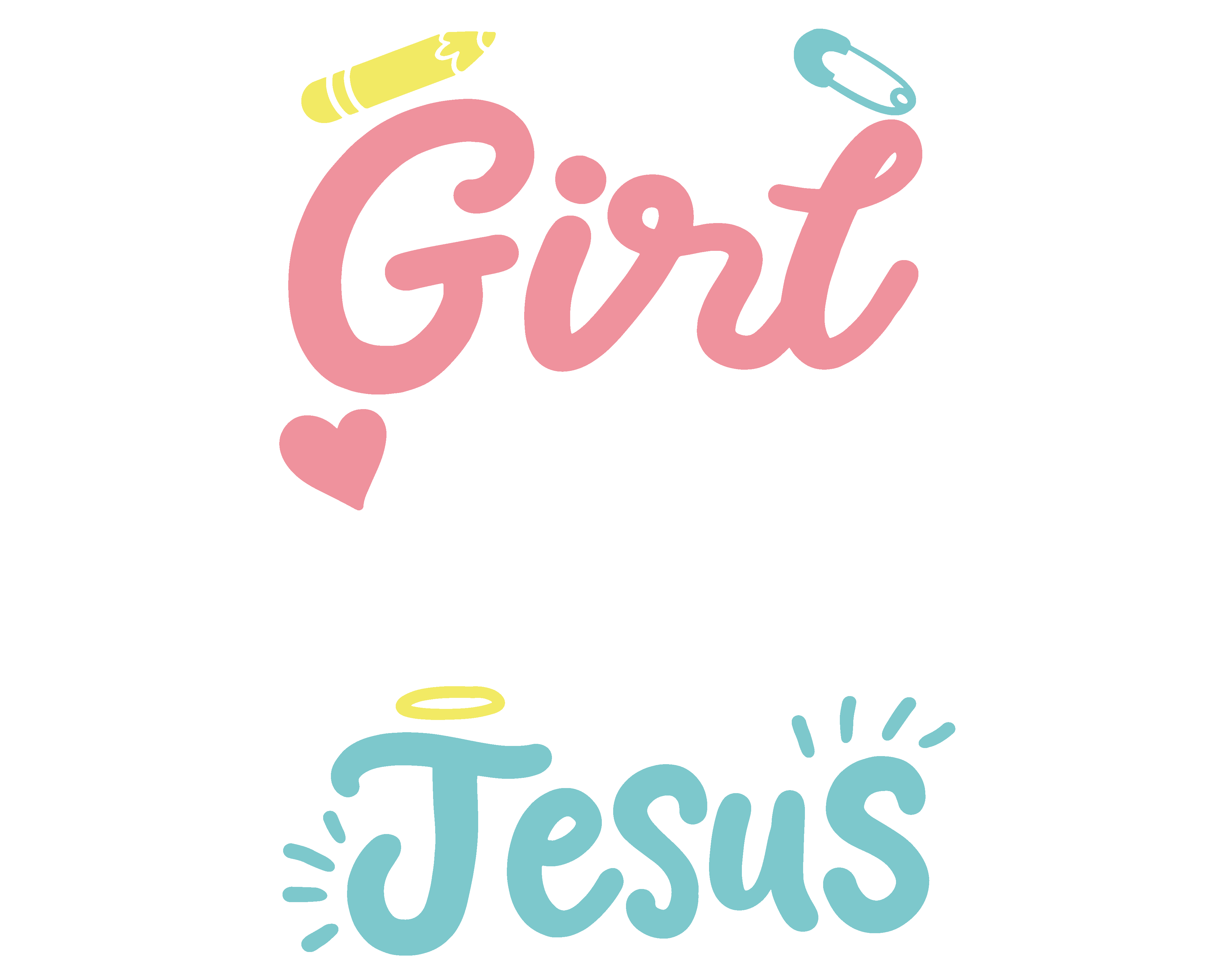 Crafting And Jesus DTF Transfer