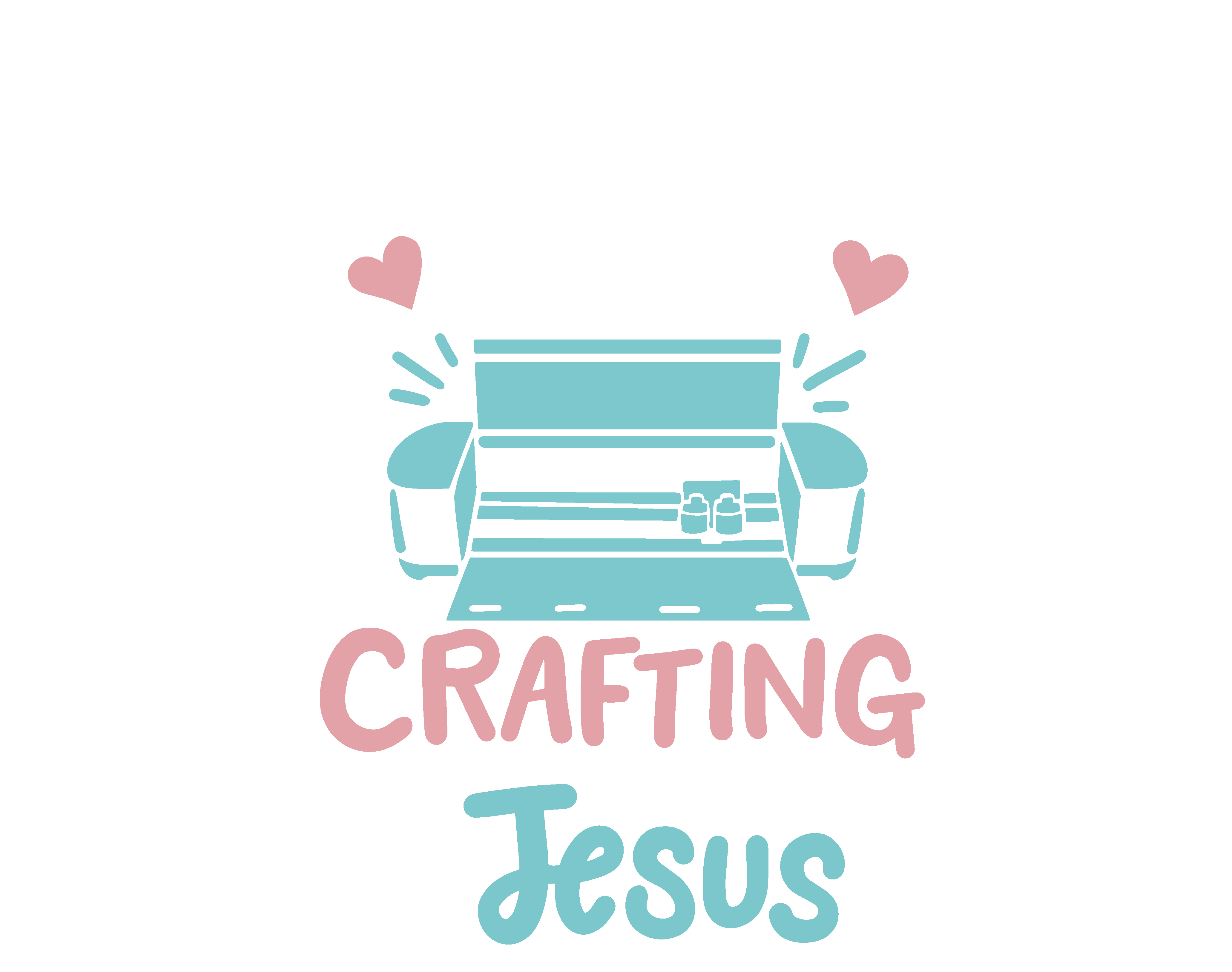 Crafting And Jesus DTF Transfer