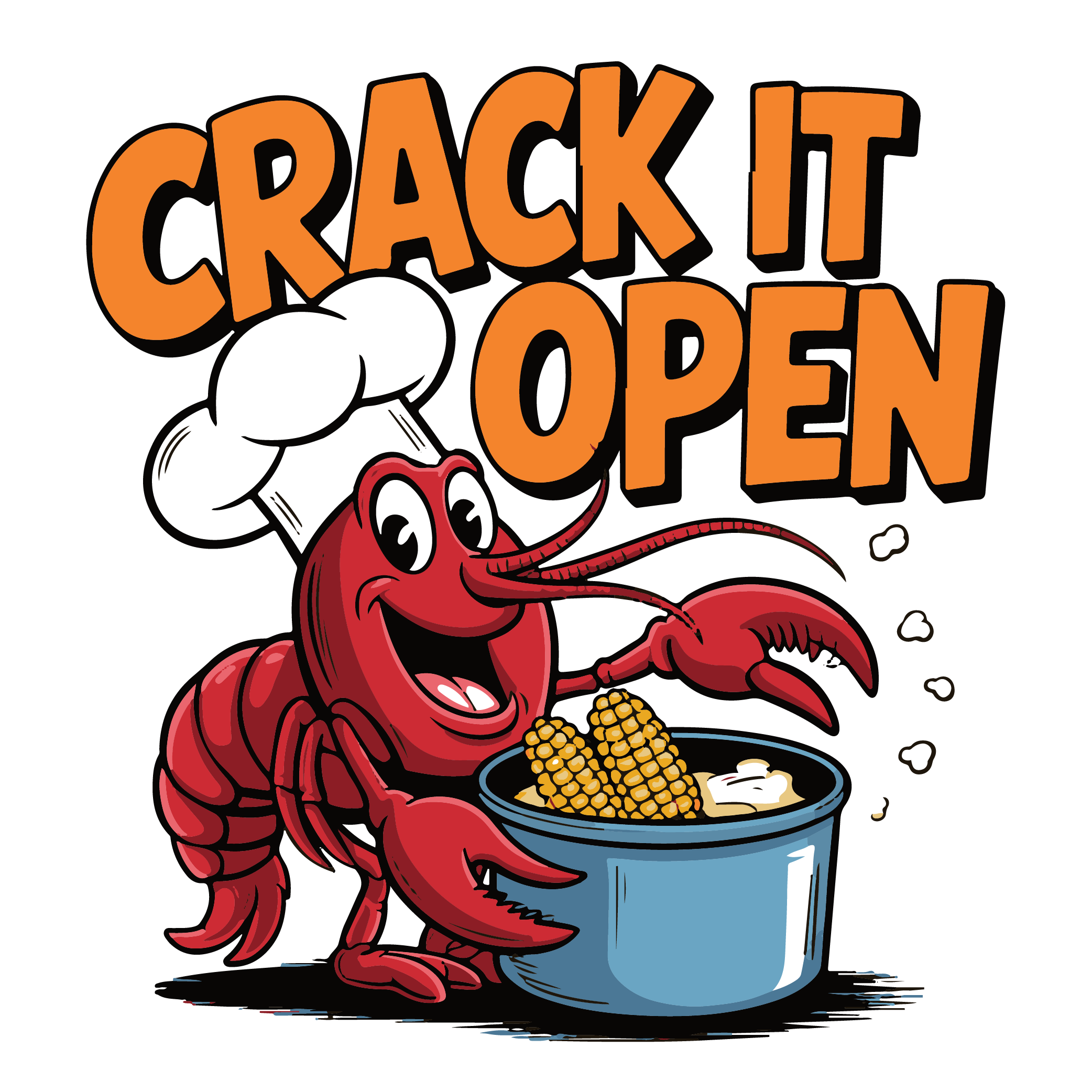Cajun Seafood Boil DTF Transfer