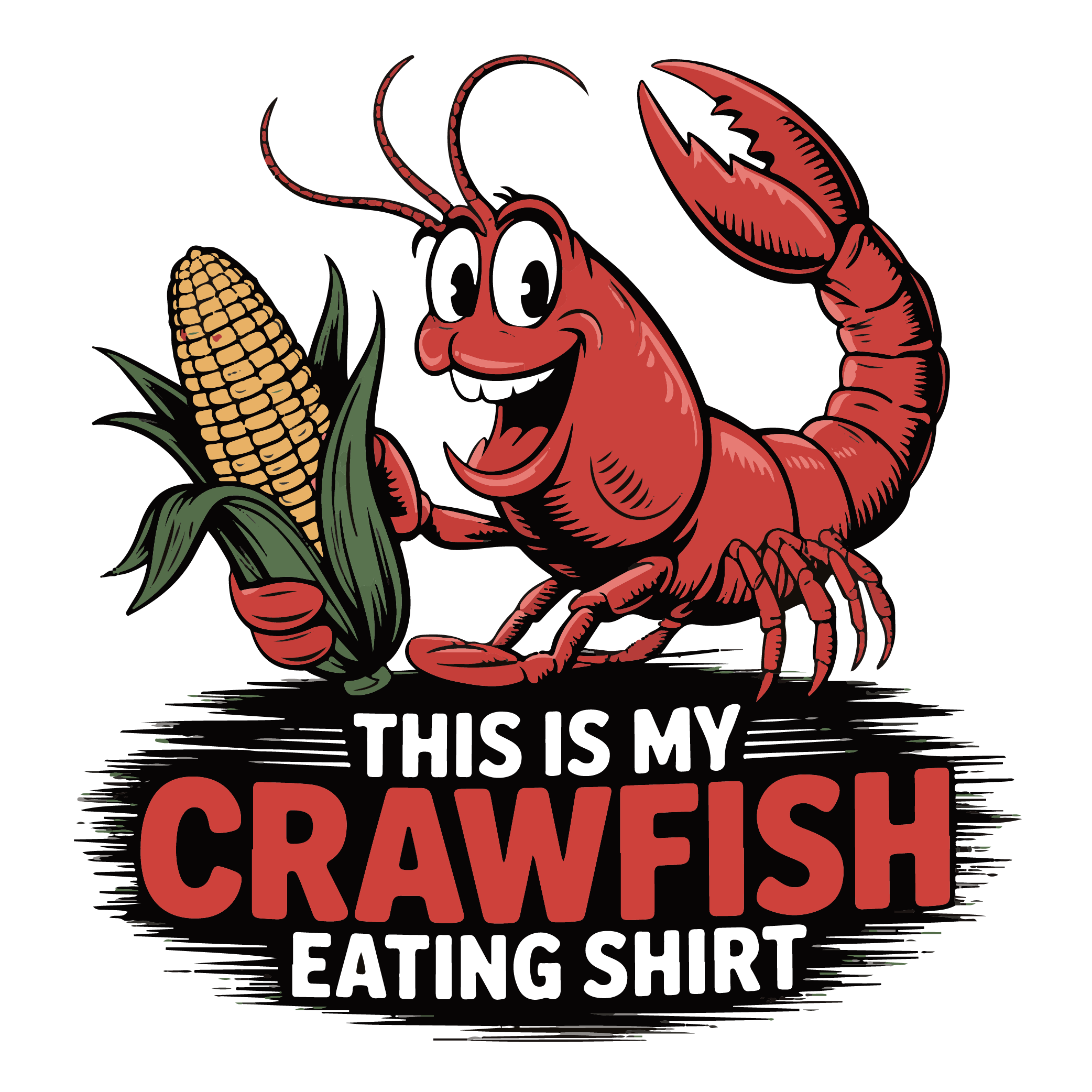 This Is My Crawfish Eating DTF Transfer