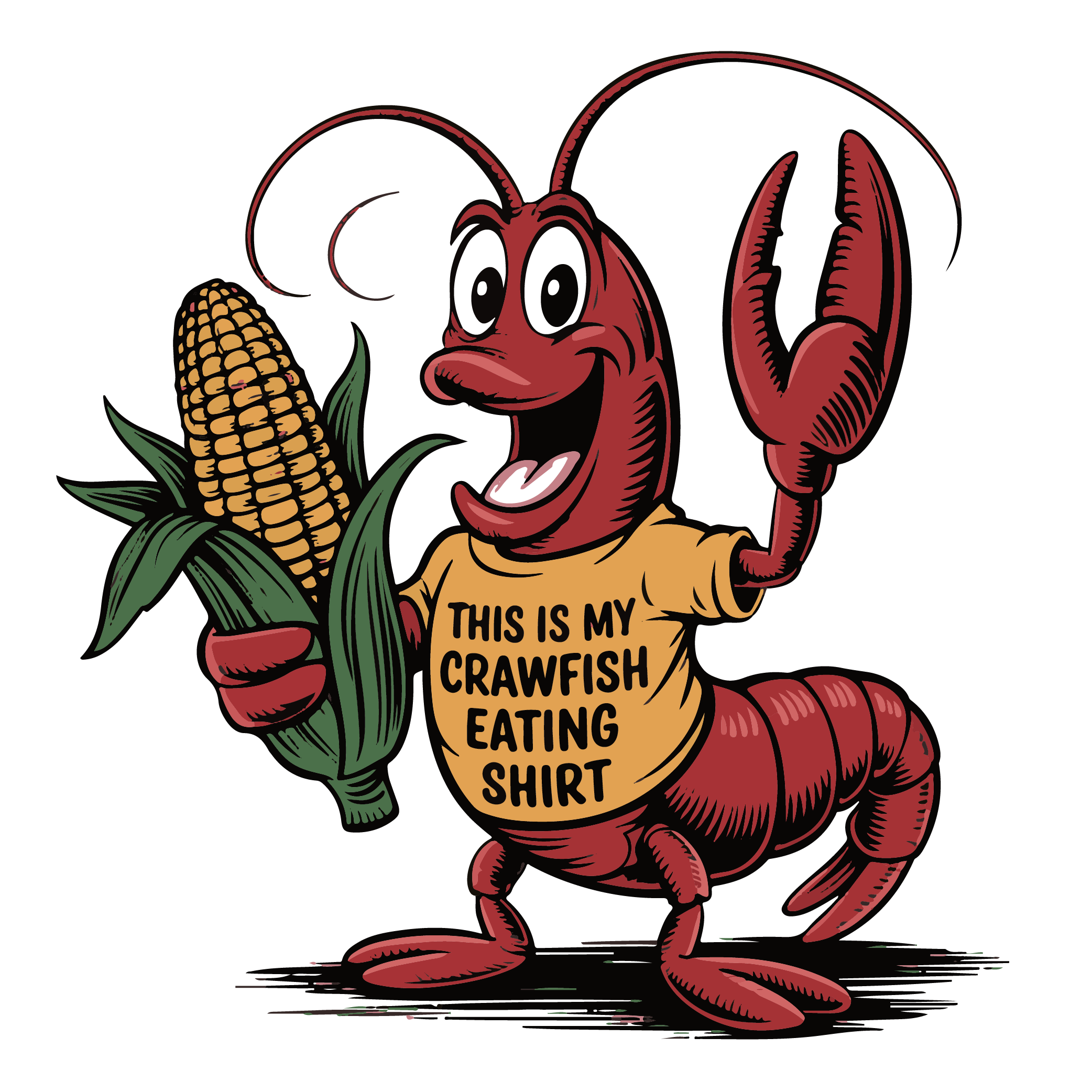 This Is My Crawfish Eating DTF Transfer