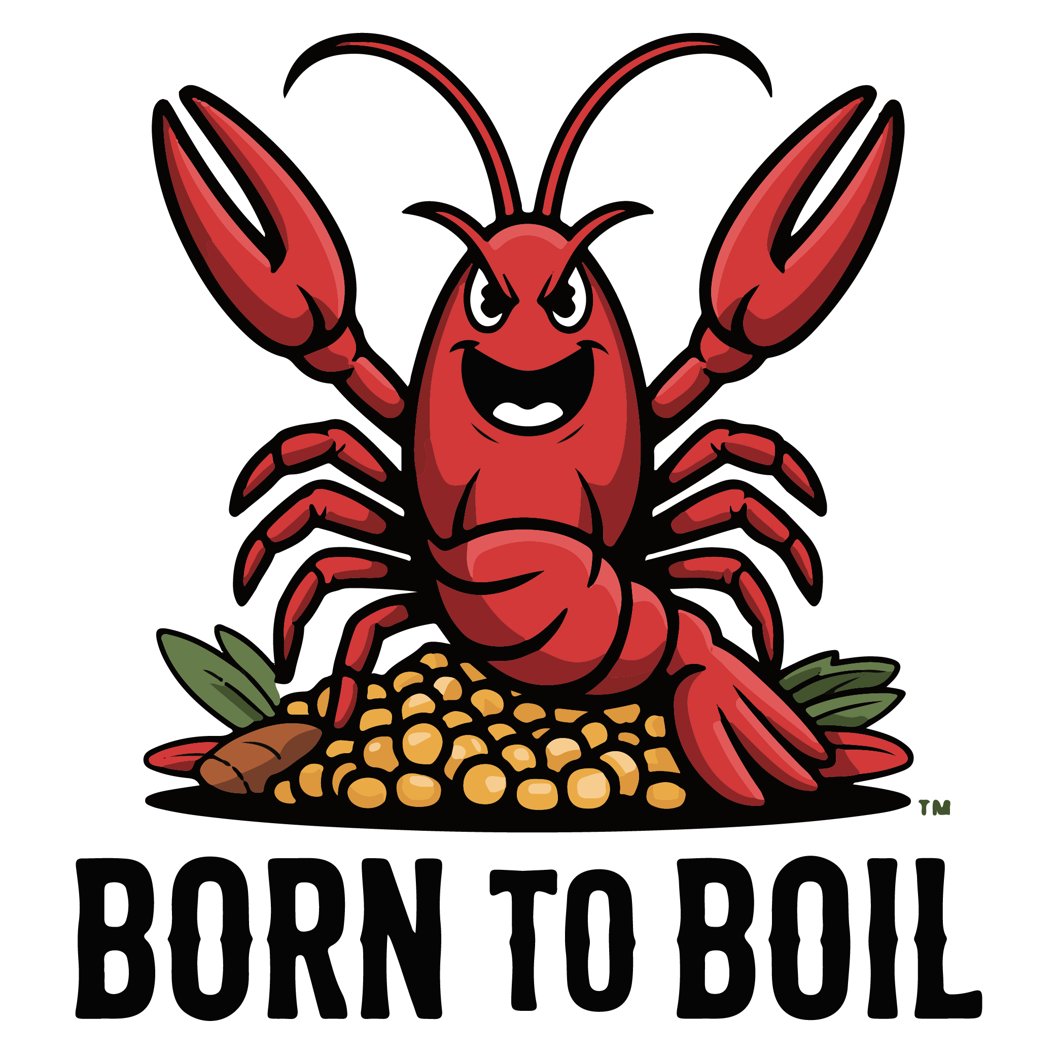 Born To Boil DTF Transfer