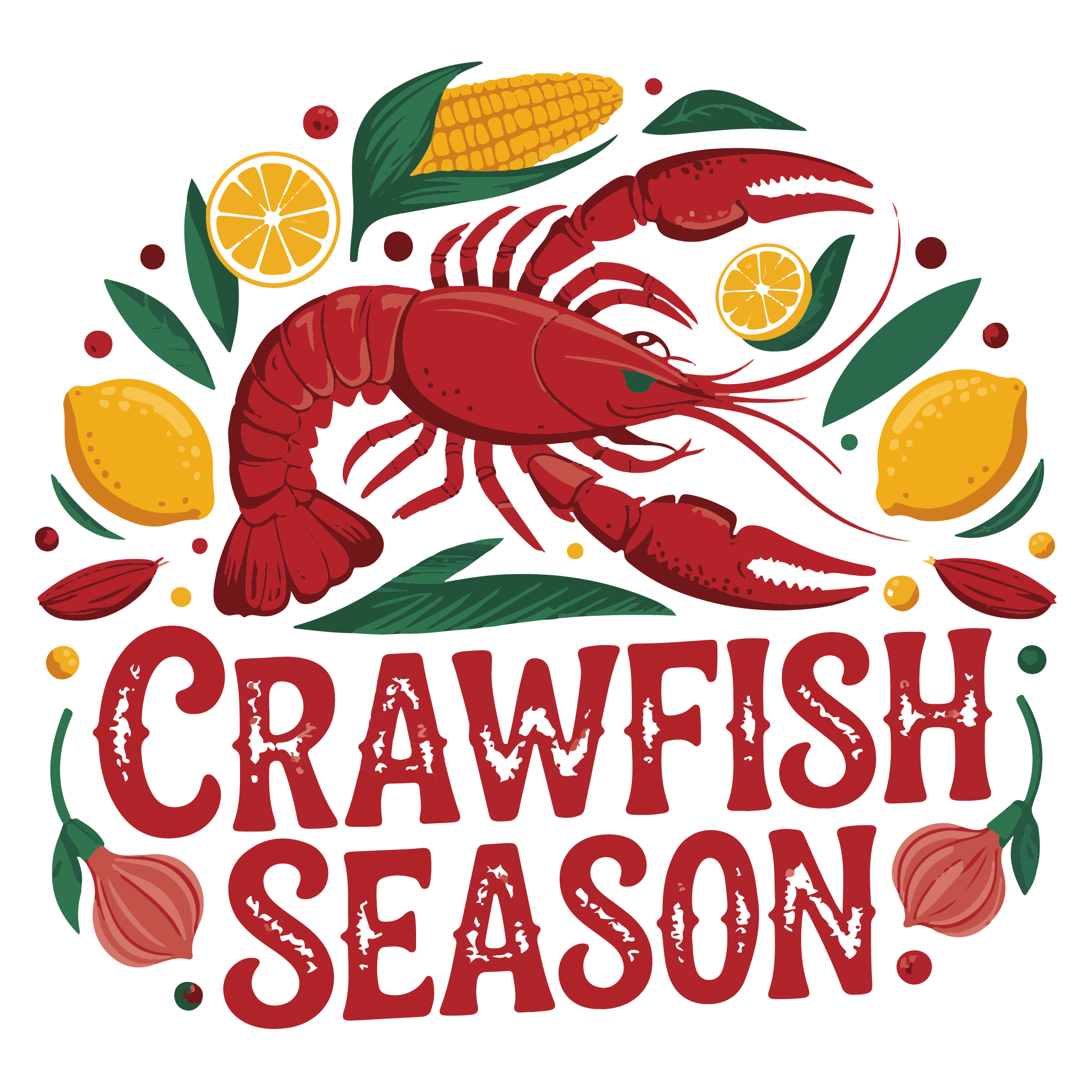 Crawfish Festival Fun DTF Transfer