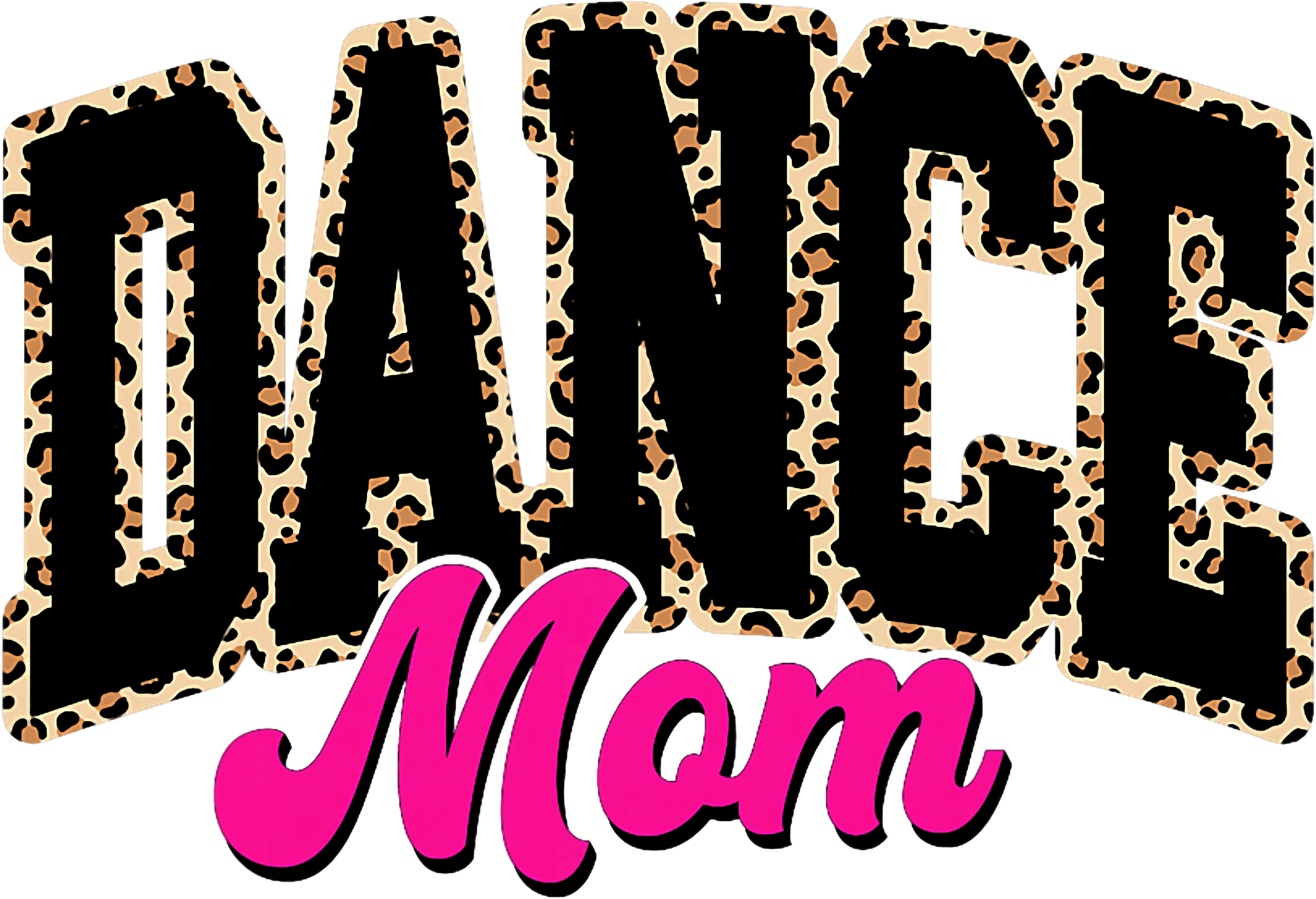 Leopard Dance Mom DTF Transfer