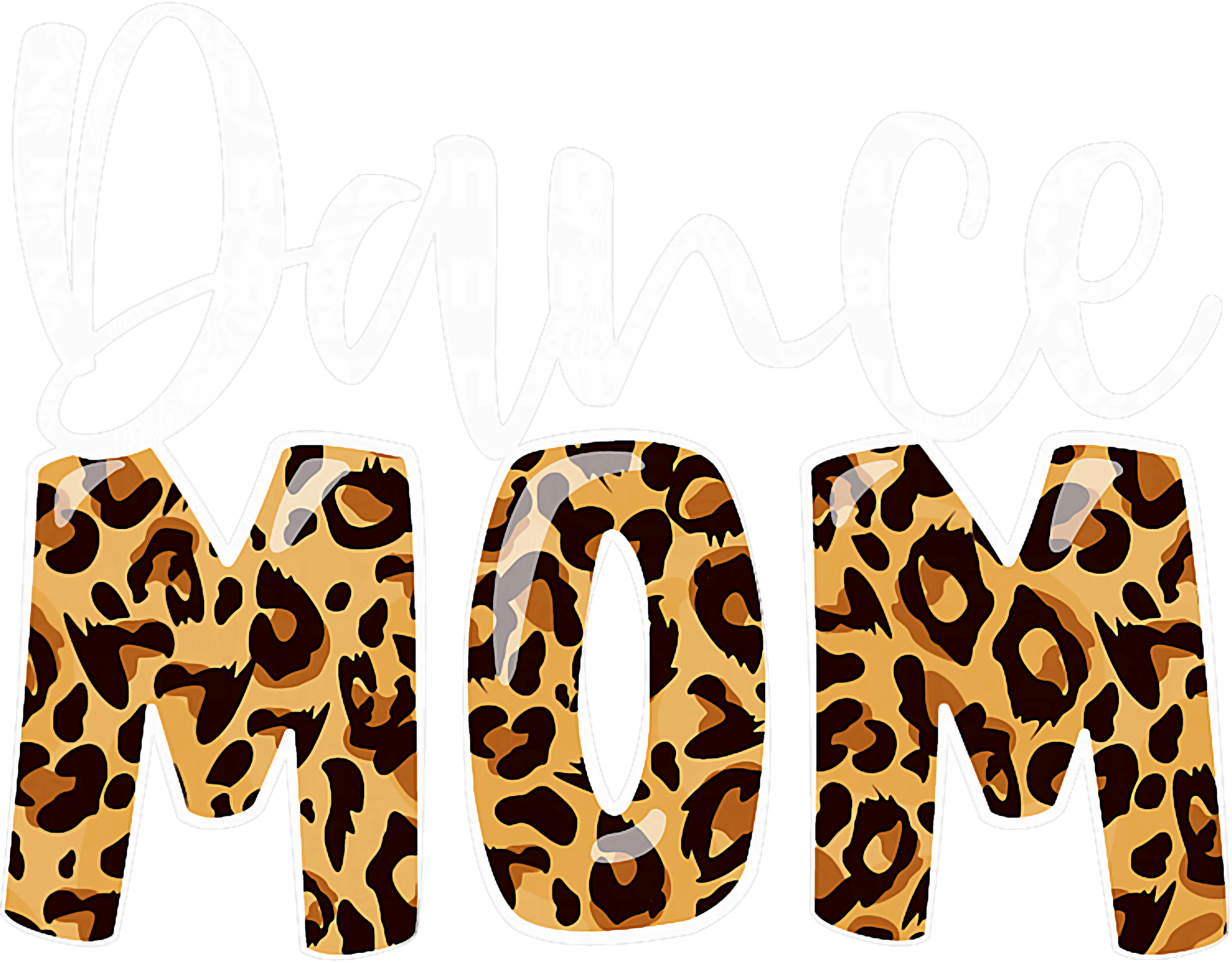 Leopard Print Dance Mom DTF Transfer