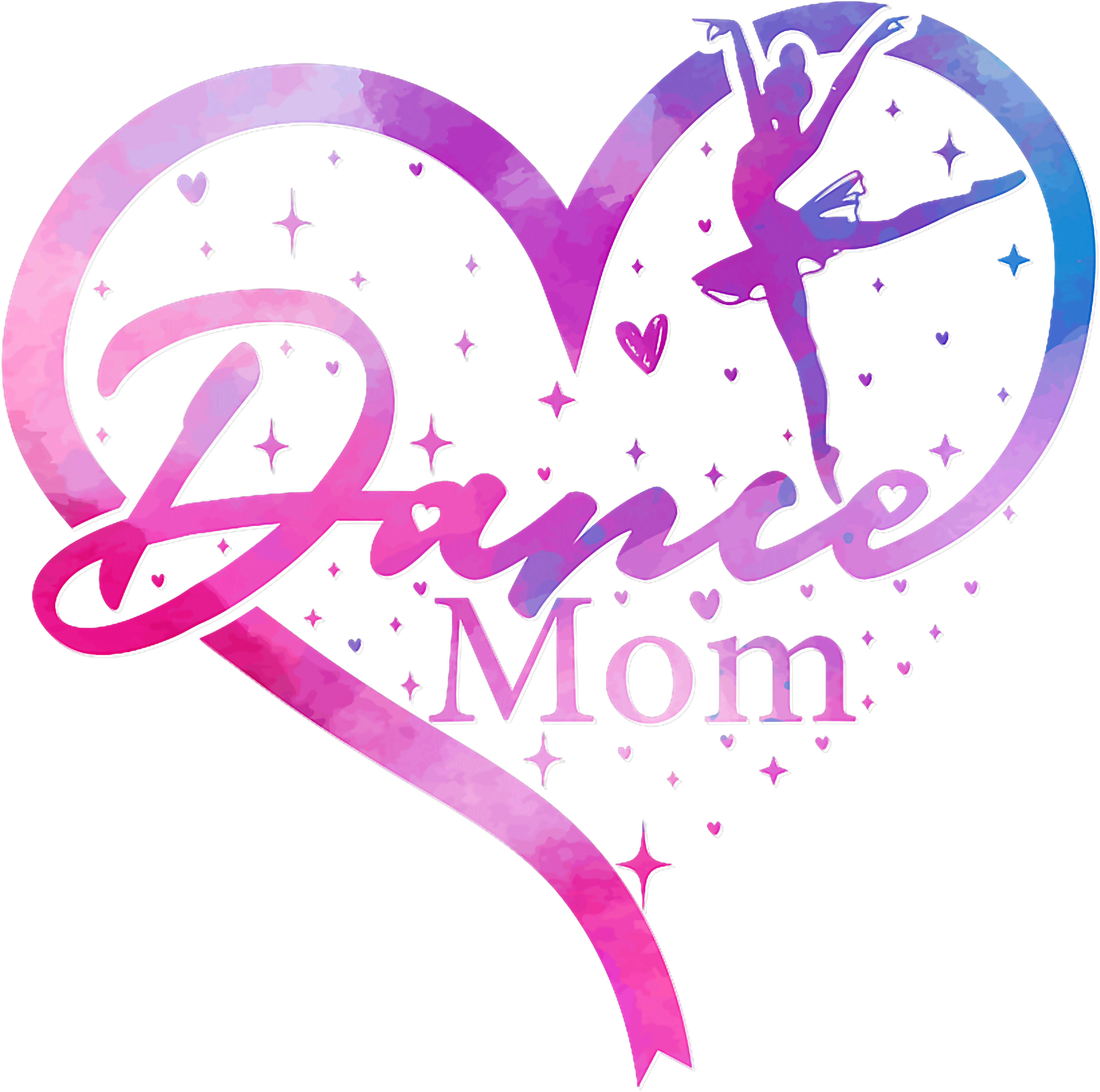 Heart Dancer Mom DTF Transfer