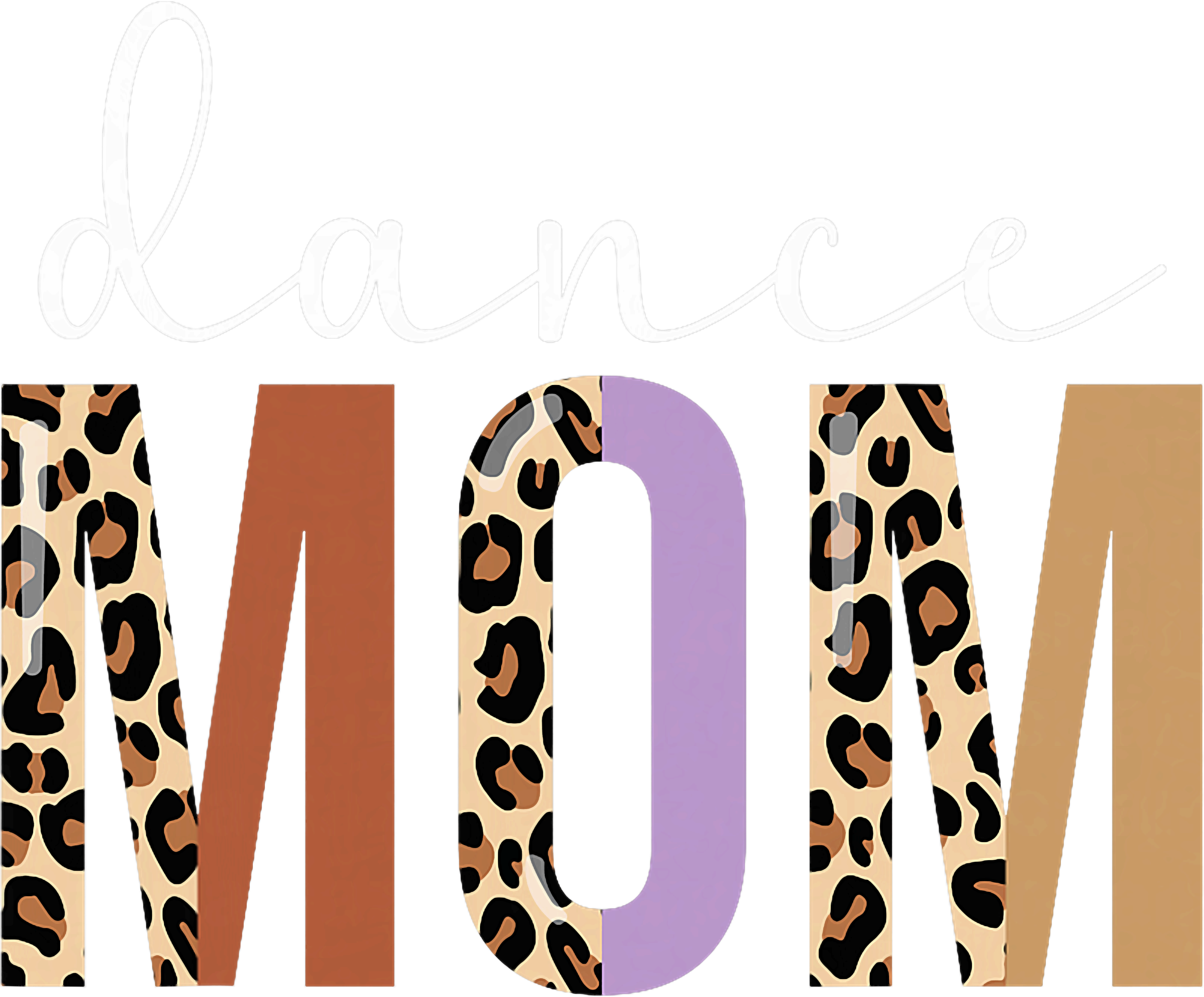 Leopard Dance Mom DTF Transfer