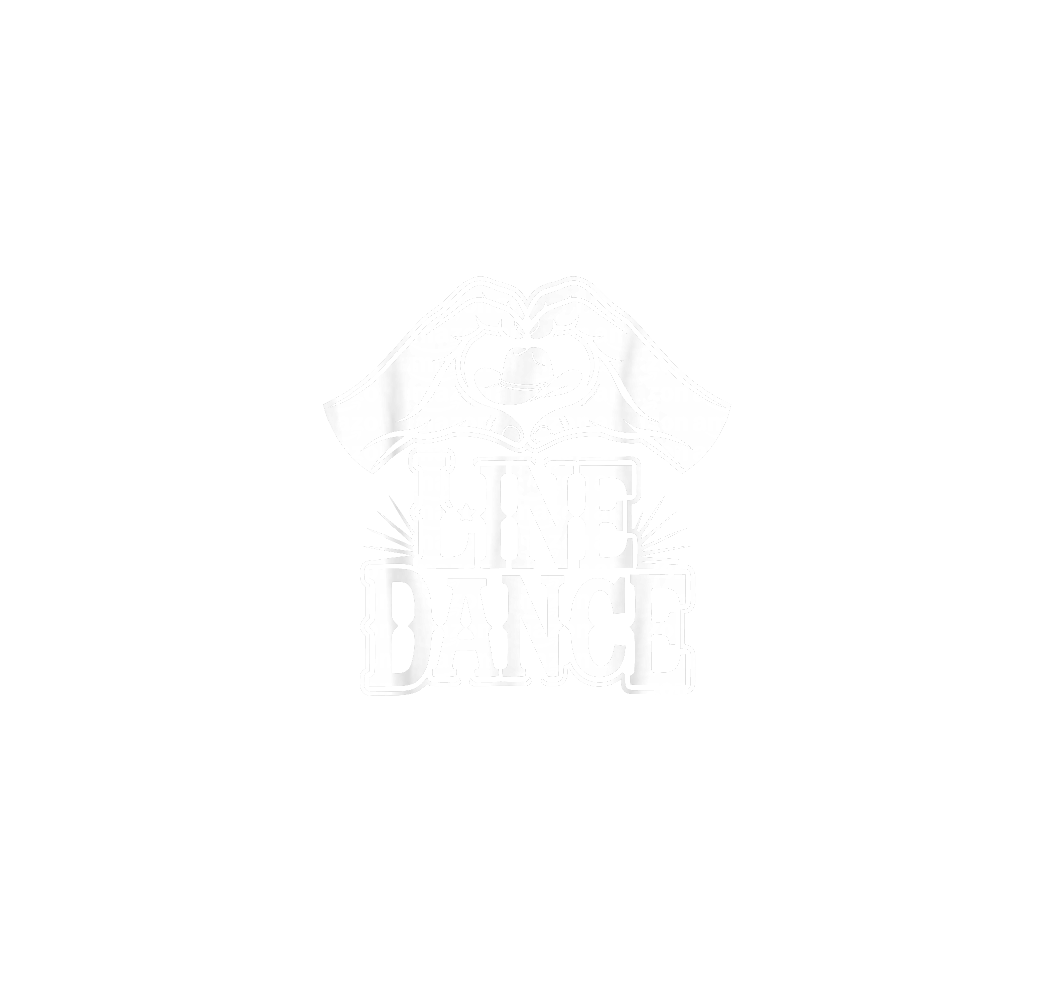 Cowboy Heart Line Dance DTF Transfer