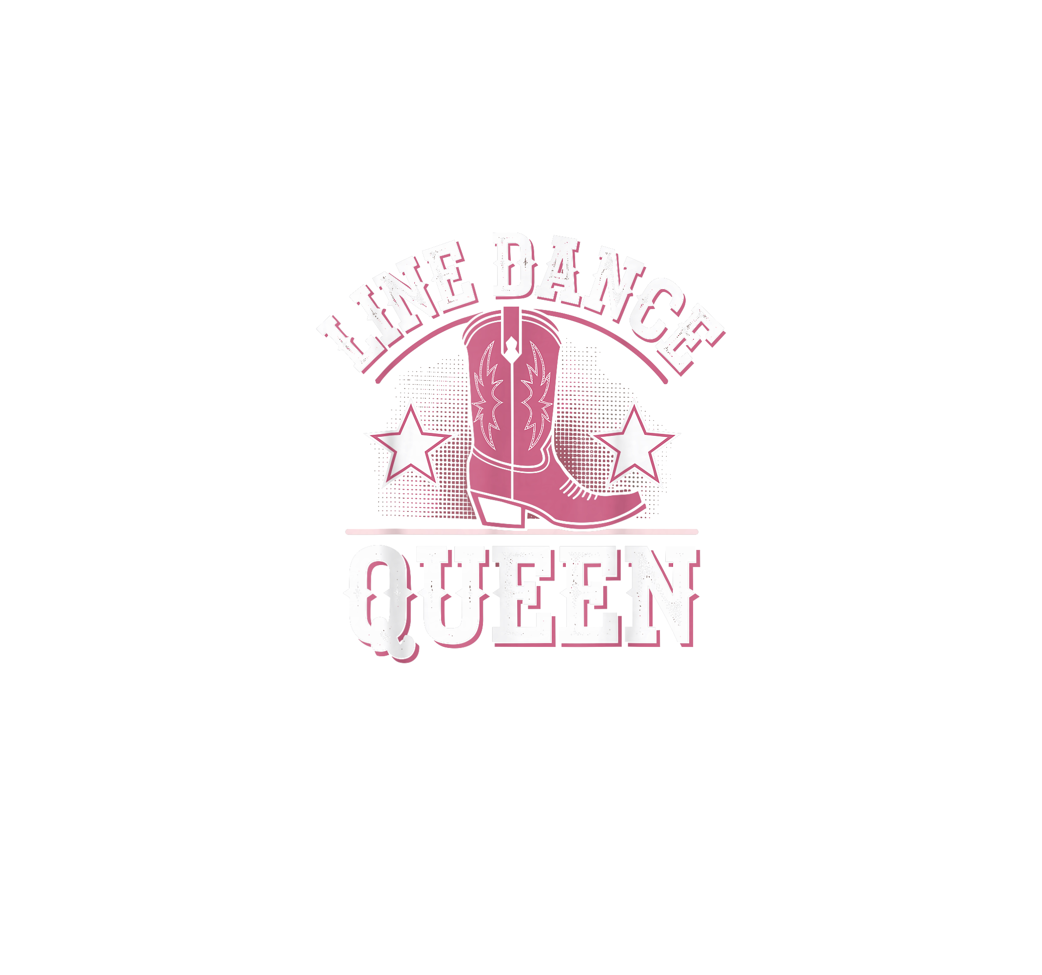 Line Dance Queen DTF Transfer