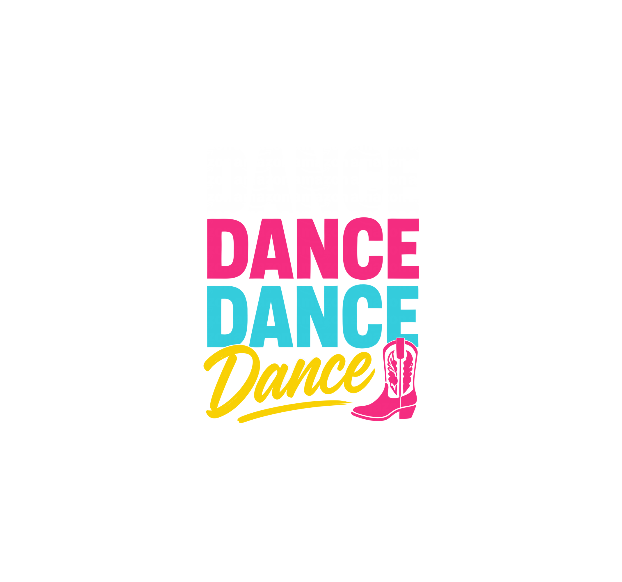 Country Dance Boots DTF Transfer