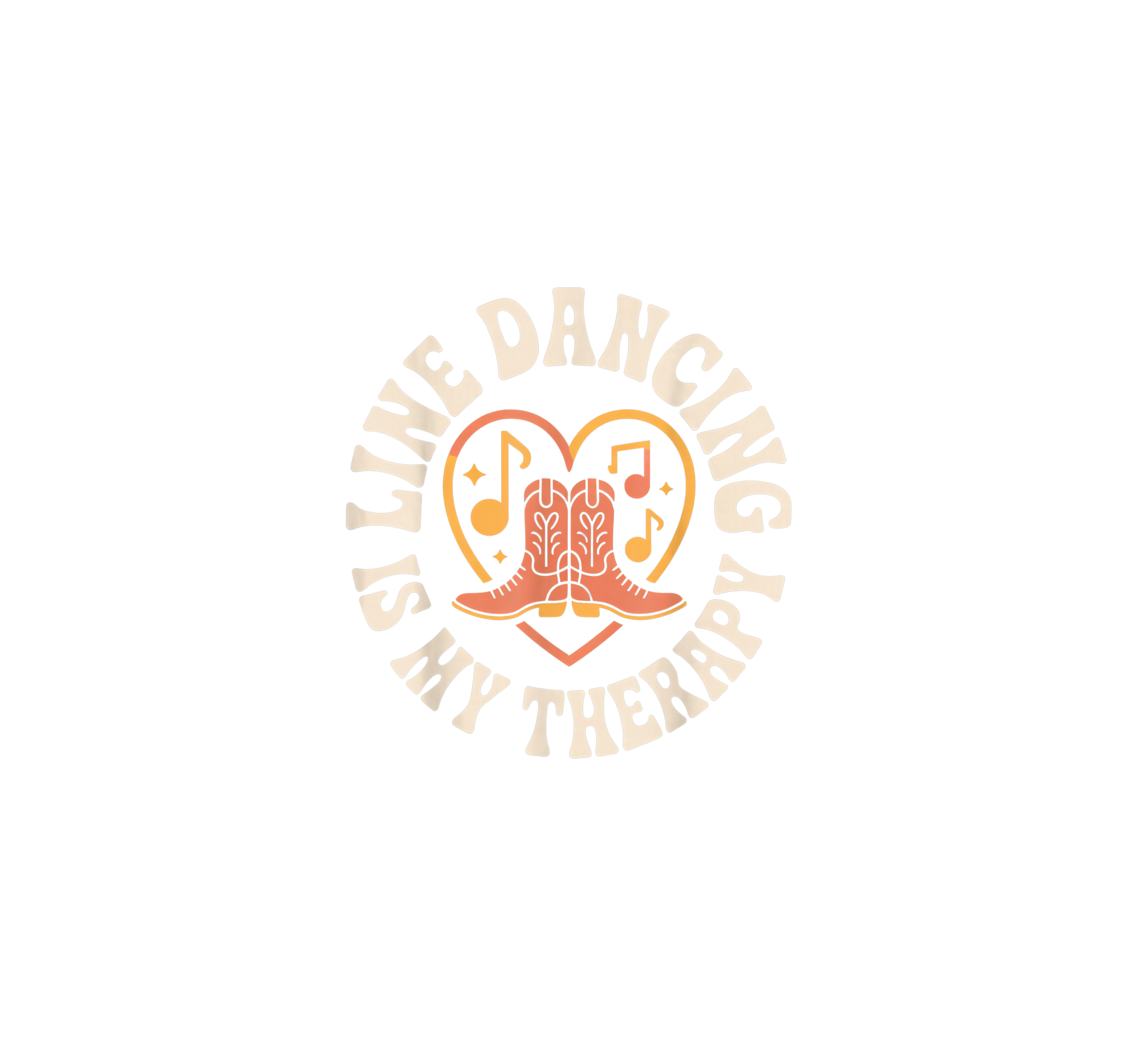 Line Dancing Therapy DTF Transfer