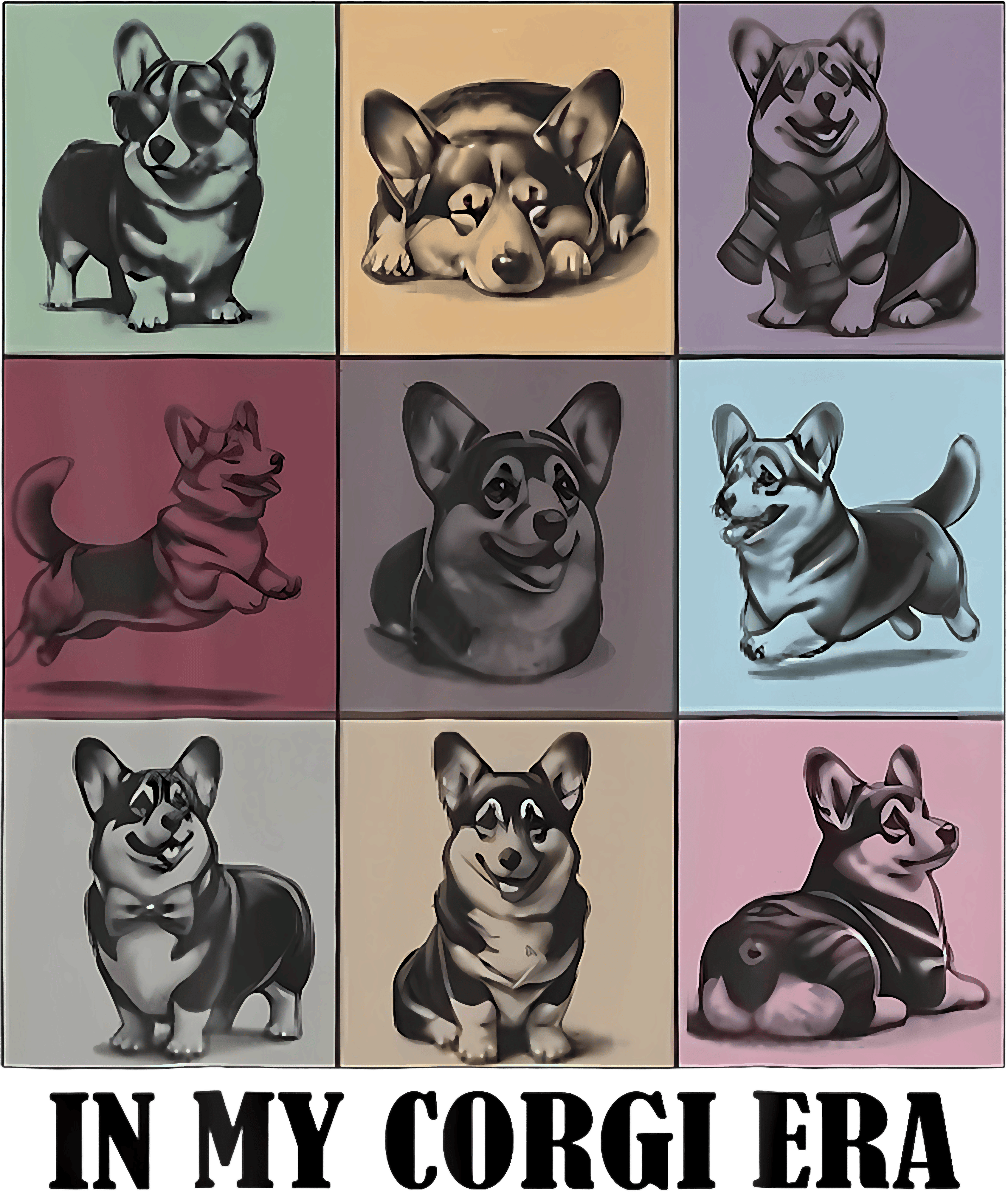 In My Corgi Era DTF Transfer