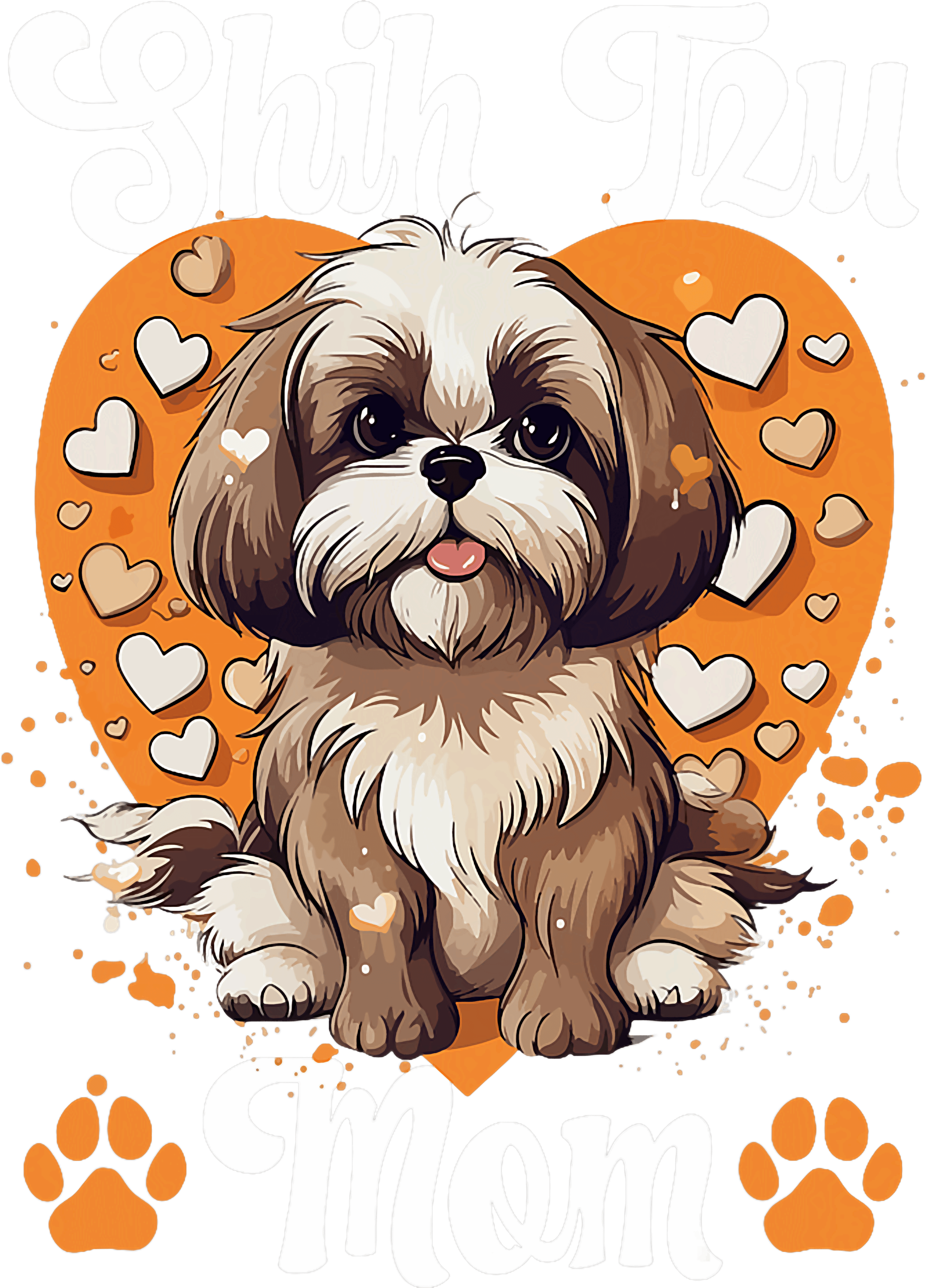 Shih Tzu Mom DTF Transfer