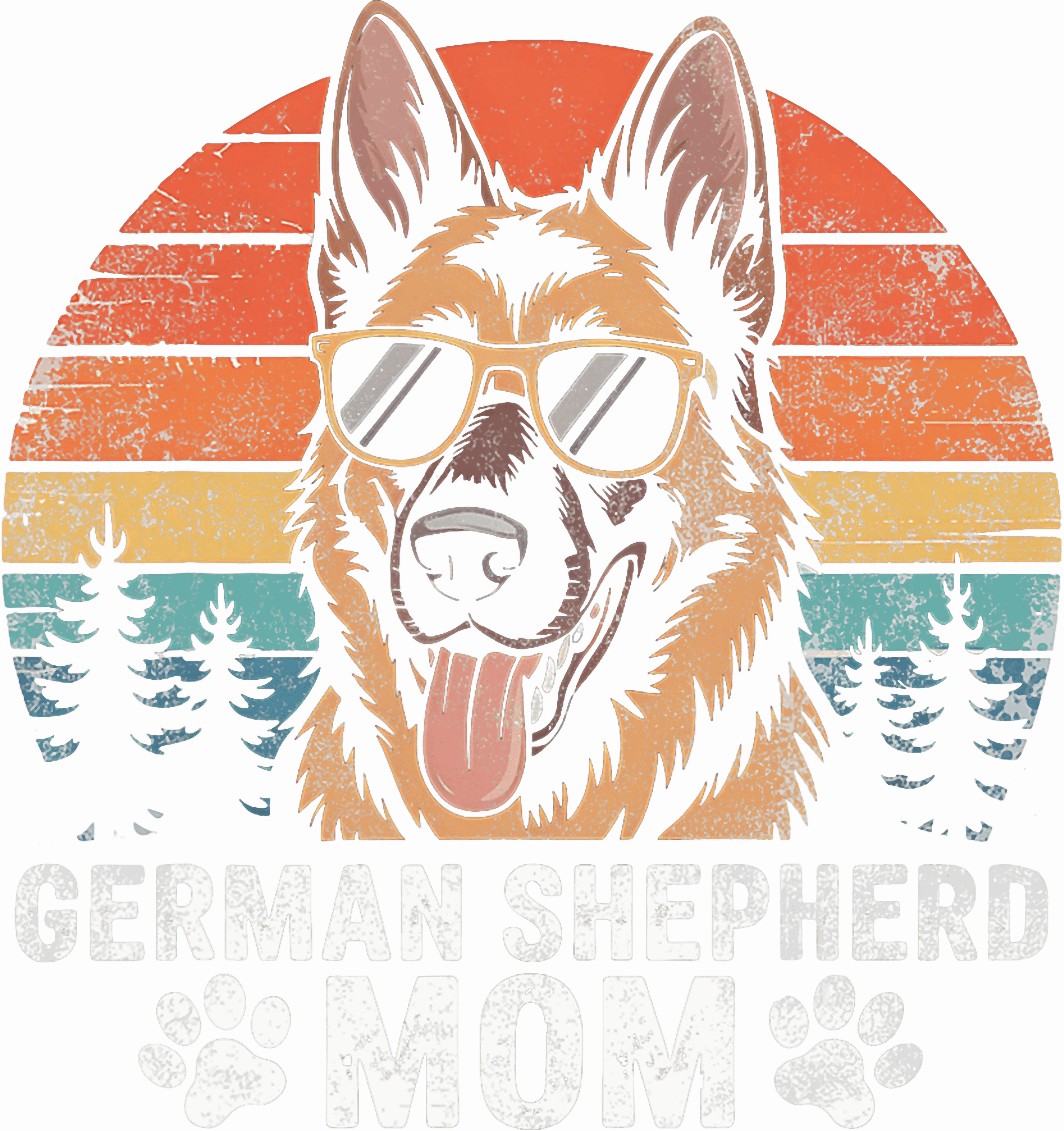 German Shepherd Mom DTF Transfer
