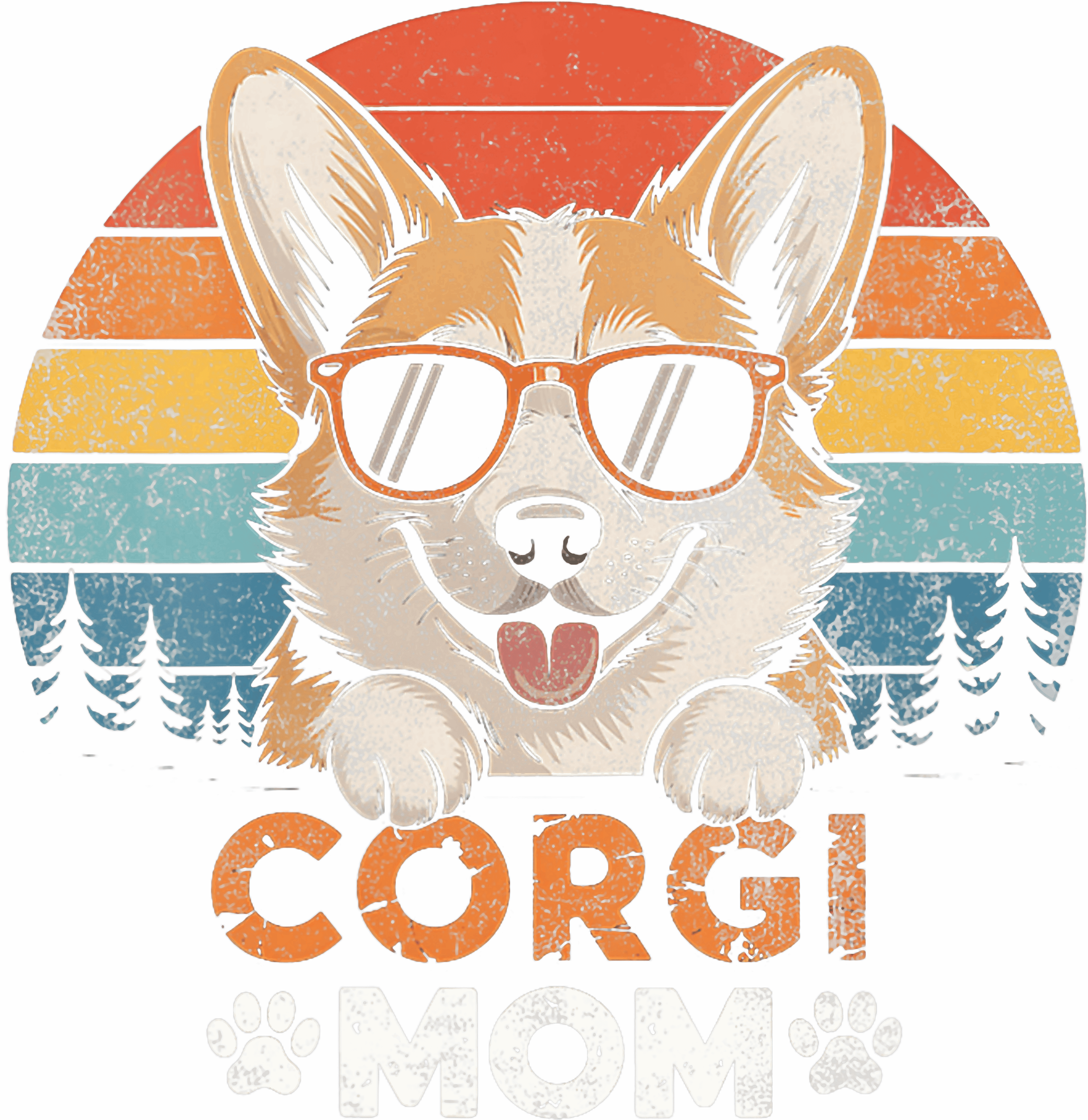 Corgi Mom DTF Transfer