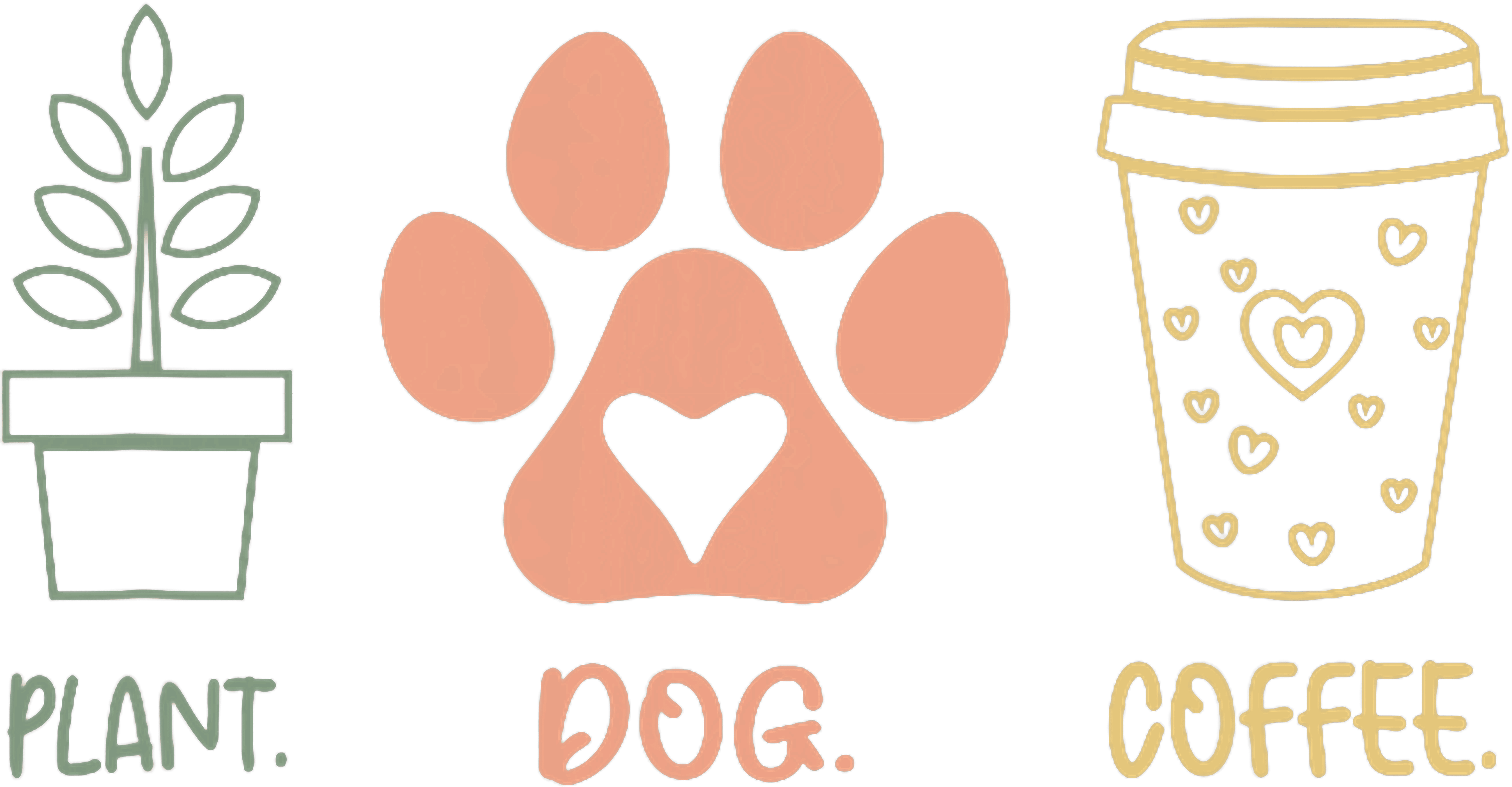 Plant Dog Coffee DTF Transfer