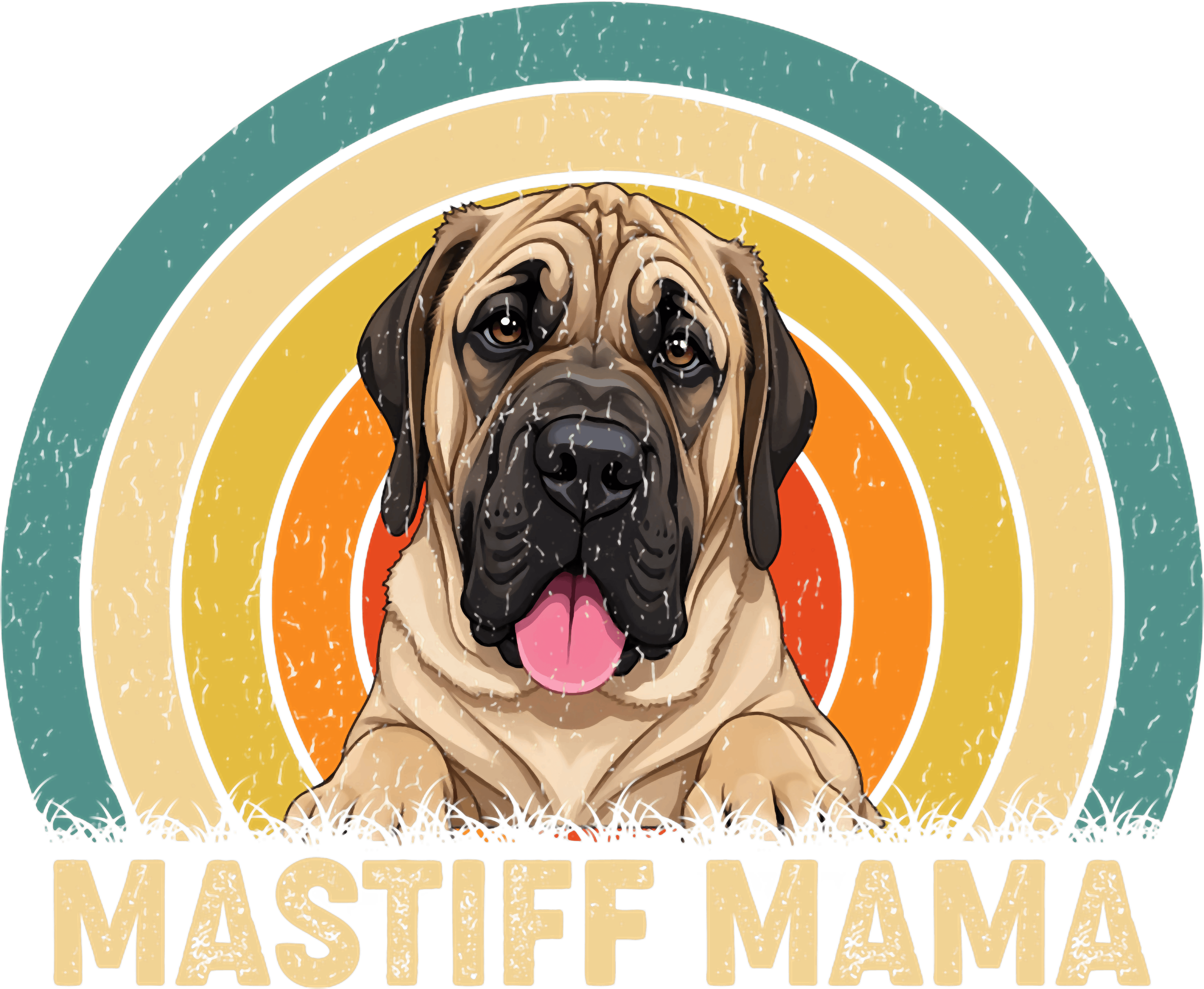 Mastiff Mama DTF Transfer