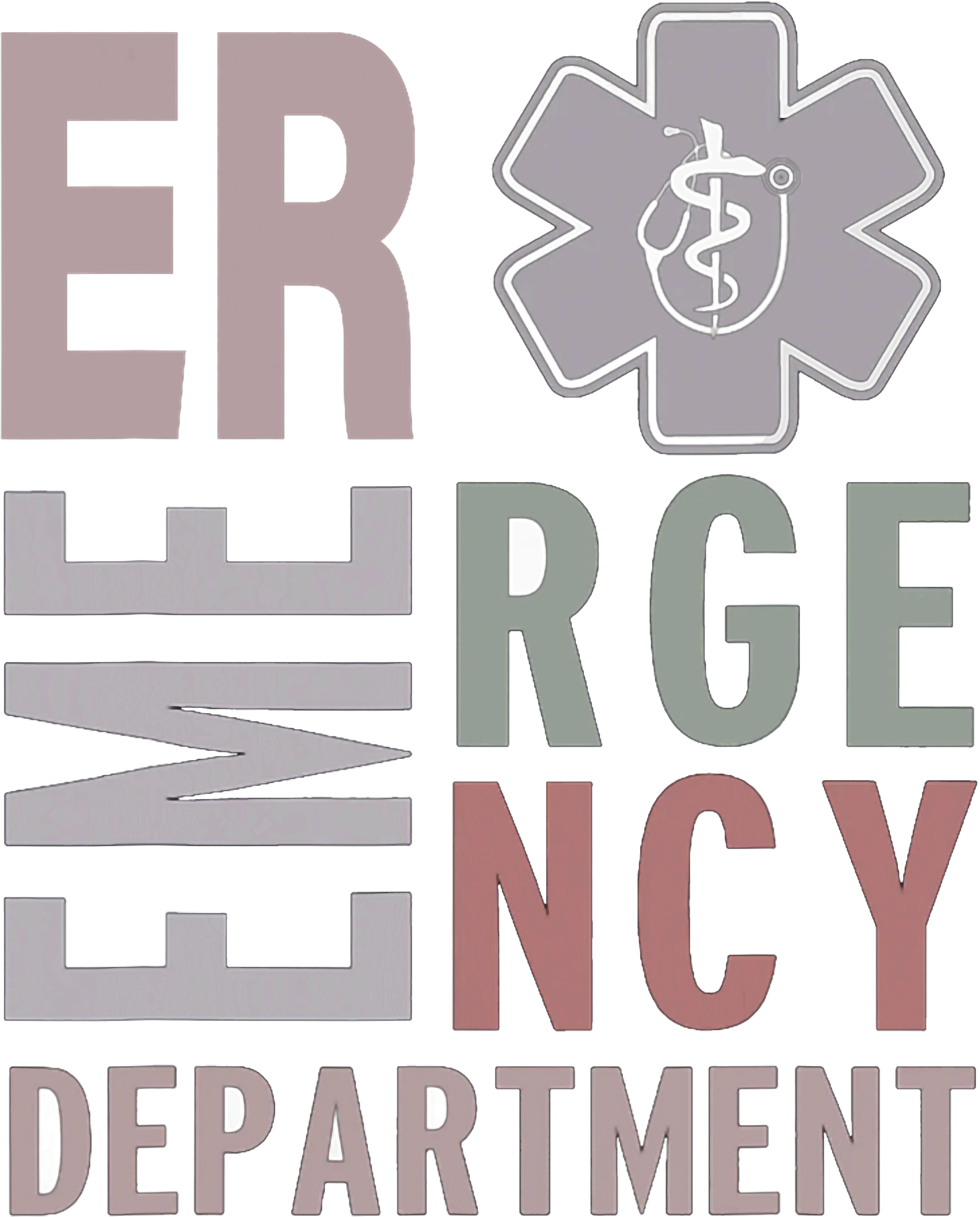Emergency Department Star Of Life DTF Transfer