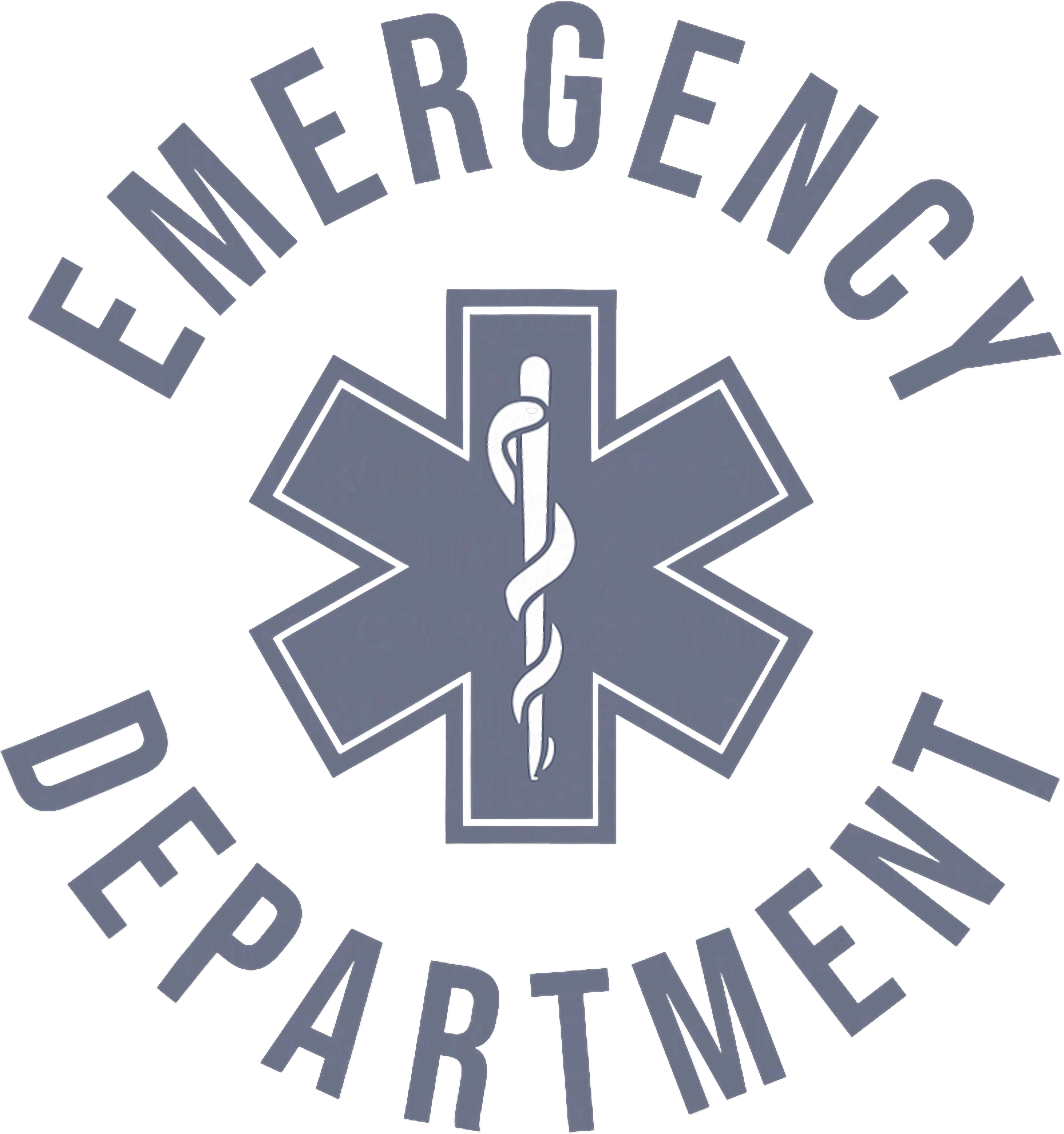 Emergency Department Medical Star DTF Transfer