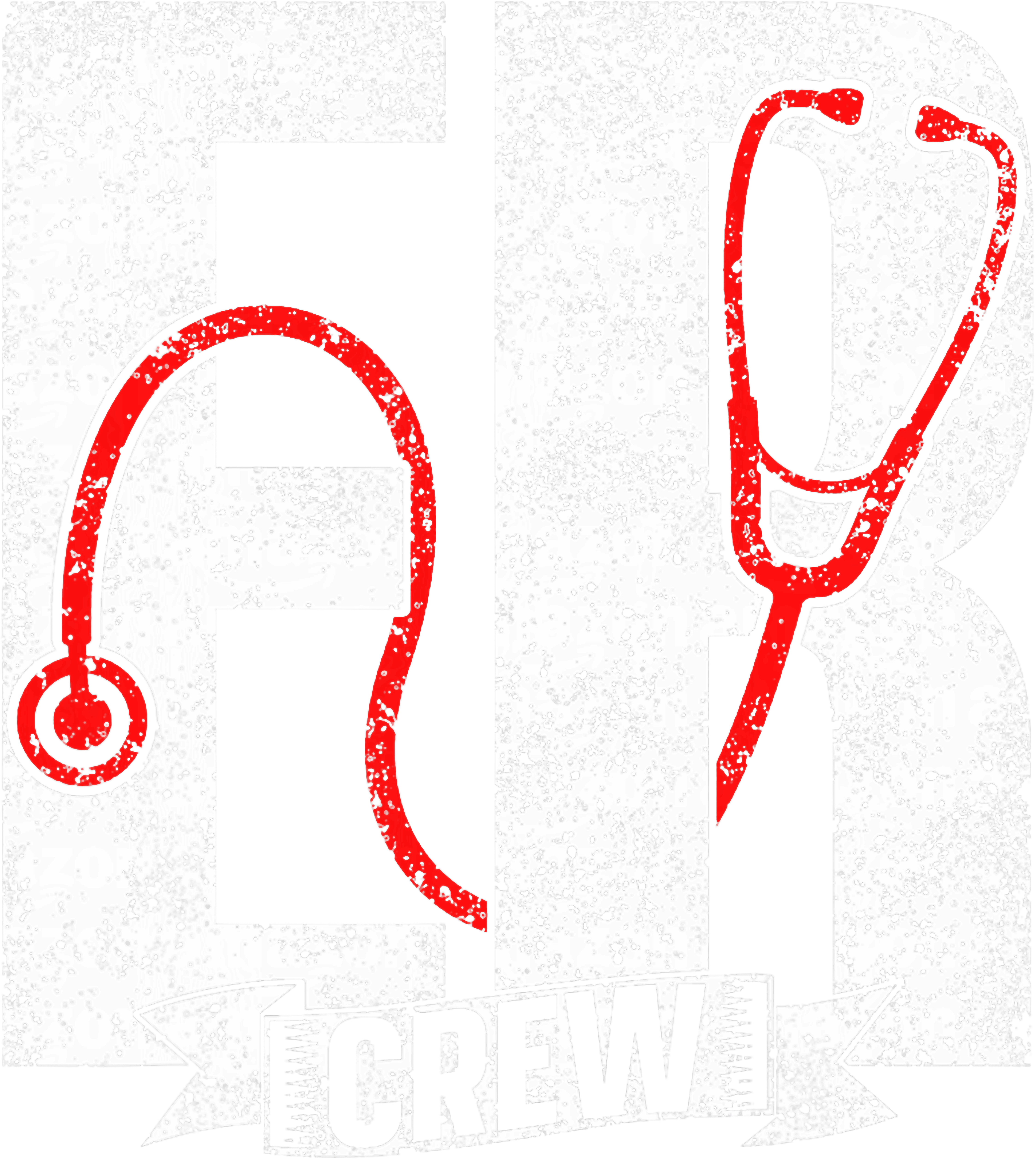 Emergency Room Crew Stethoscope DTF Transfer