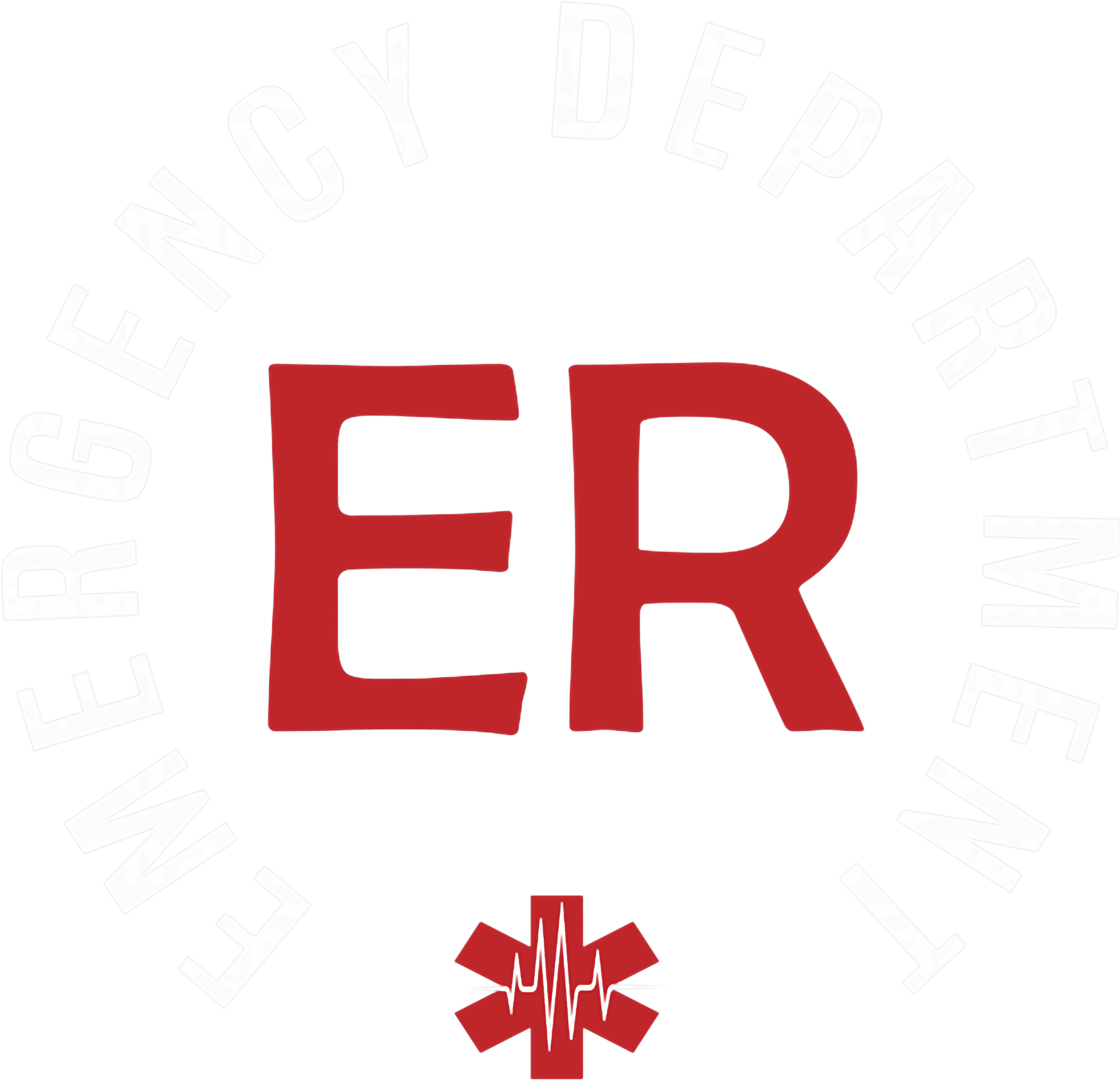 Emergency Room Department Emblem DTF Transfer