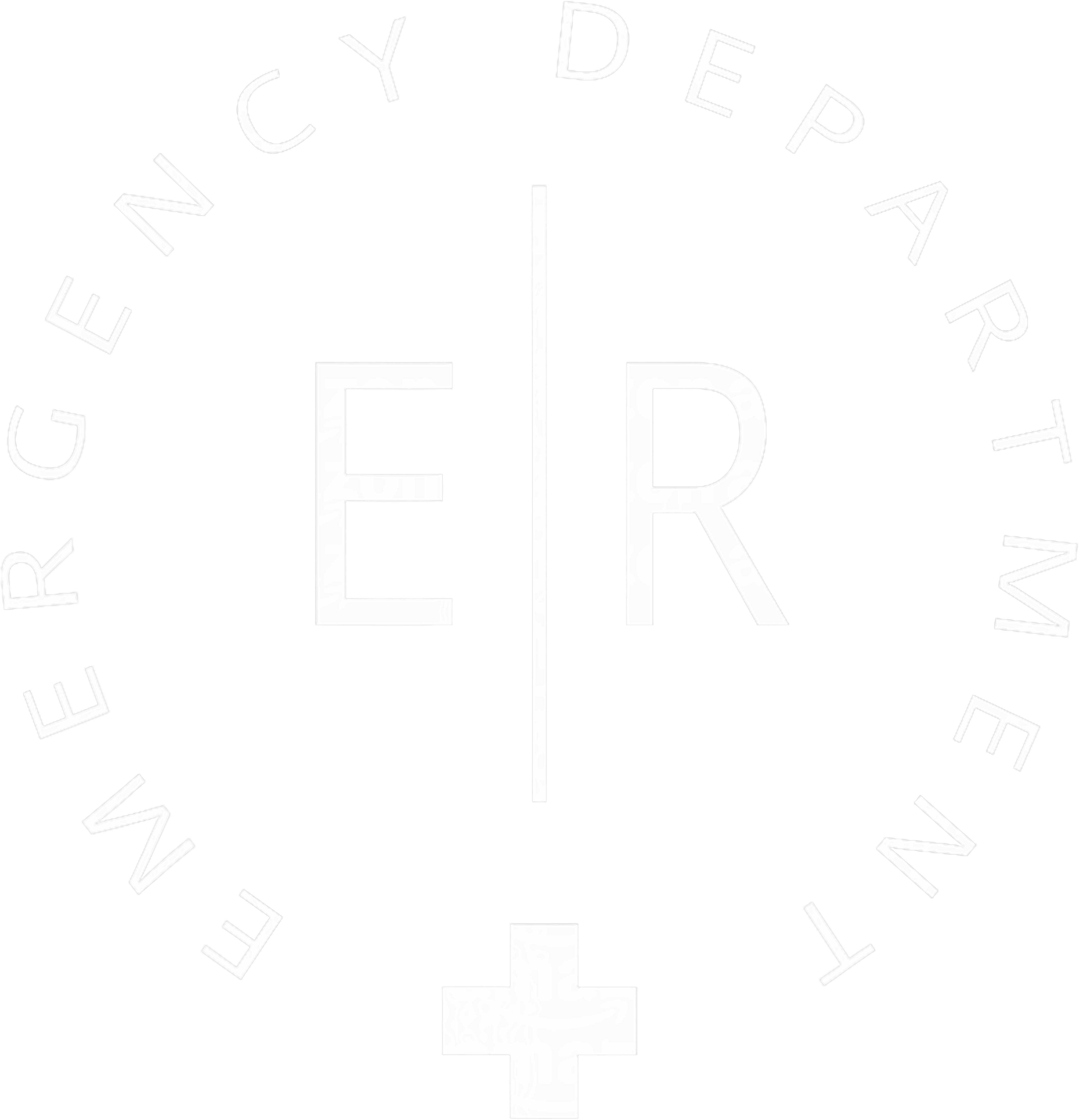 Minimal Emergency Room Emblem DTF Transfer