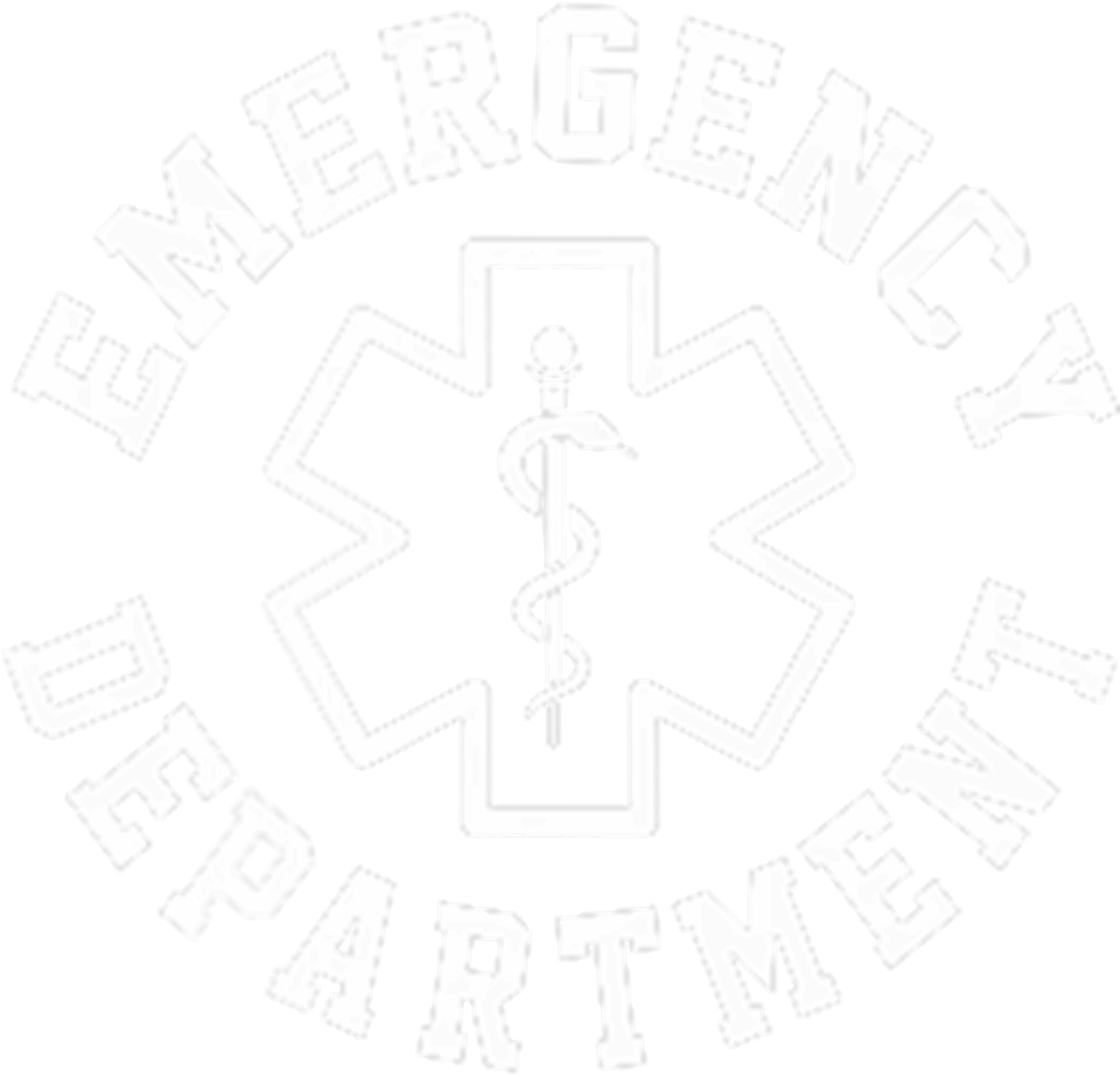 Emergency Department Medical Star DTF Transfer