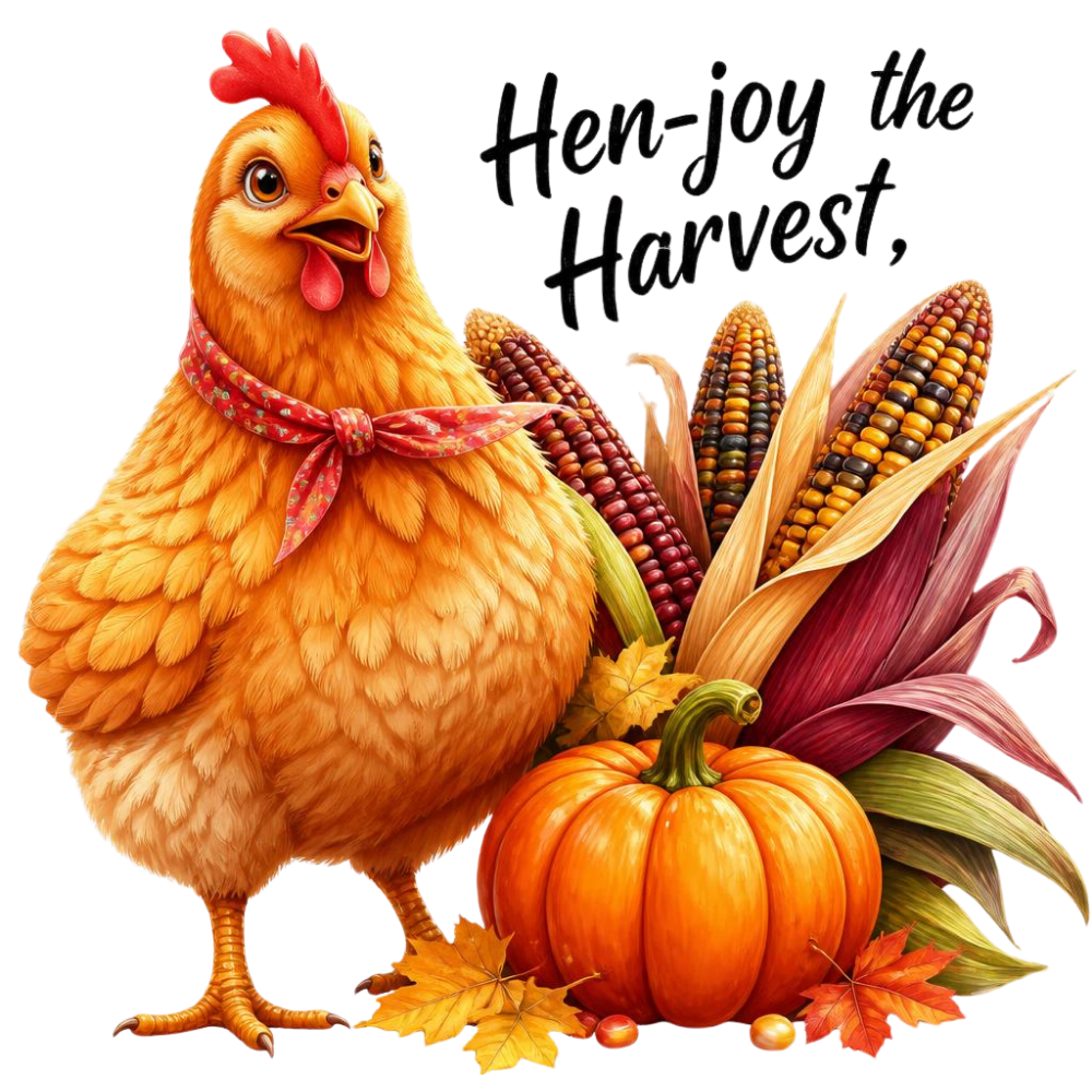 Hen Joy The Harvest DTF Transfer