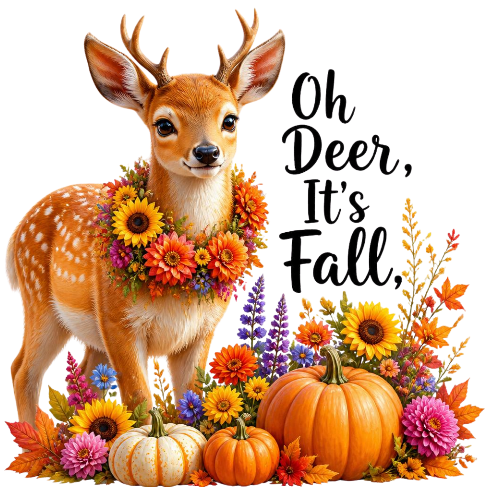 Oh Deer Its Fall DTF Transfer