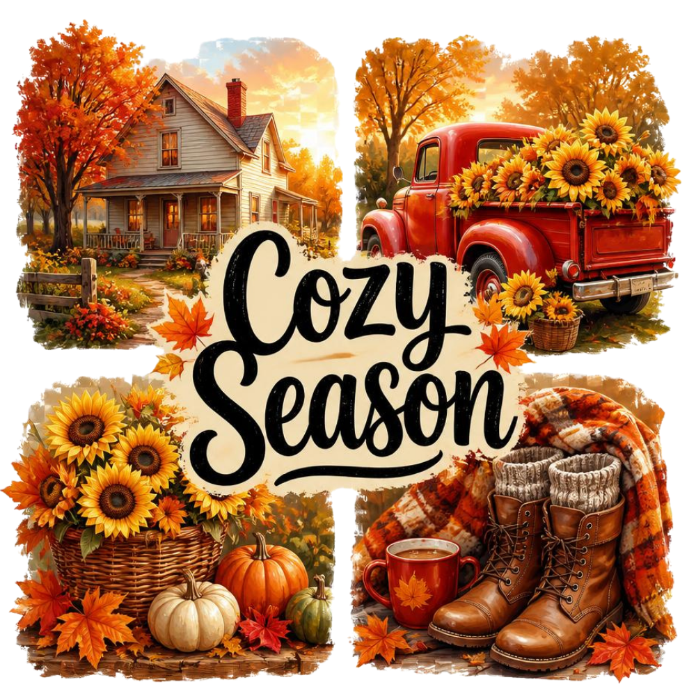 Cozy Fall Season DTF Transfer
